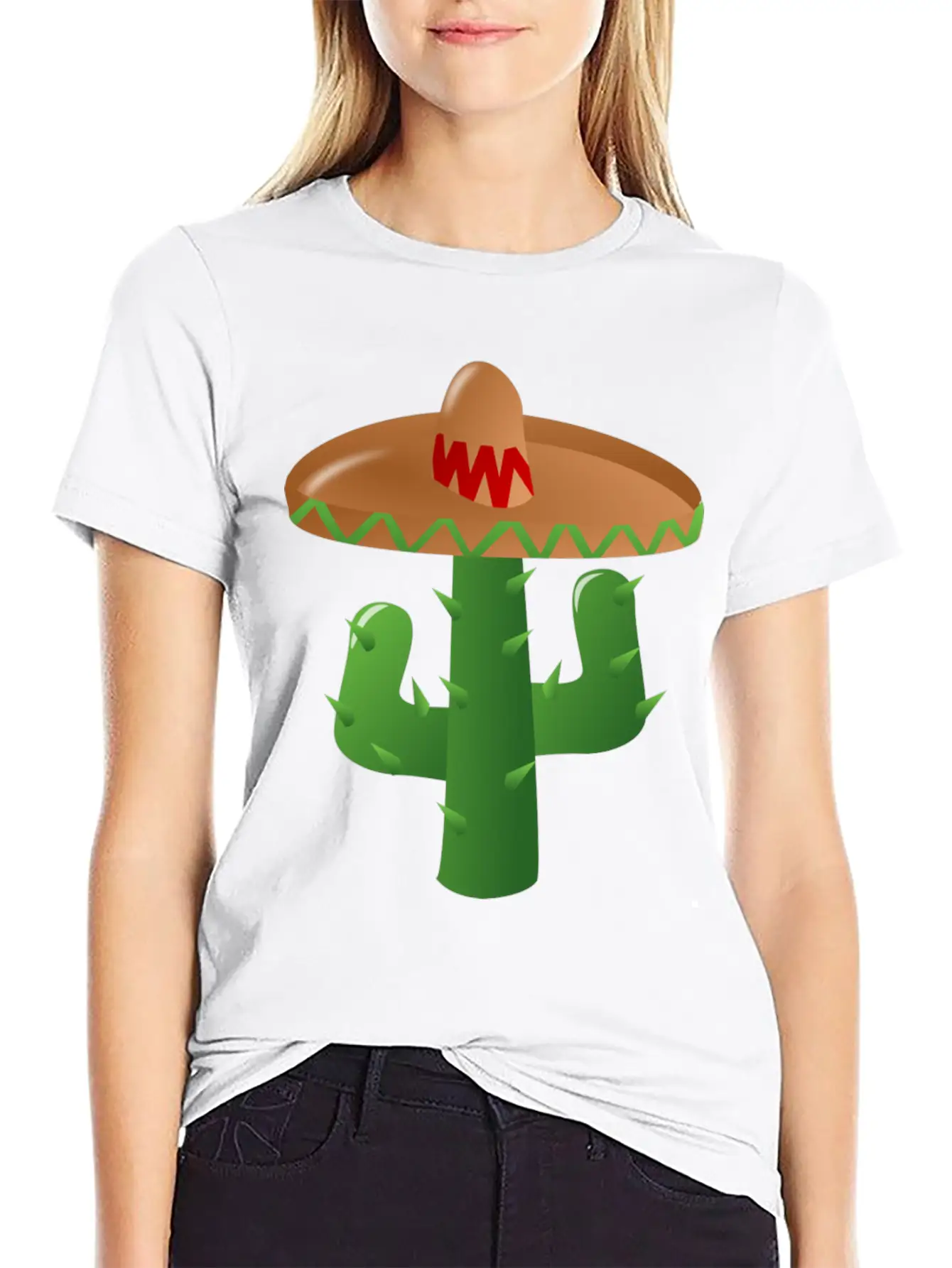 Cactus Mexican Essential Cotton Tee For Daily Outfits ¨C Unisex Style