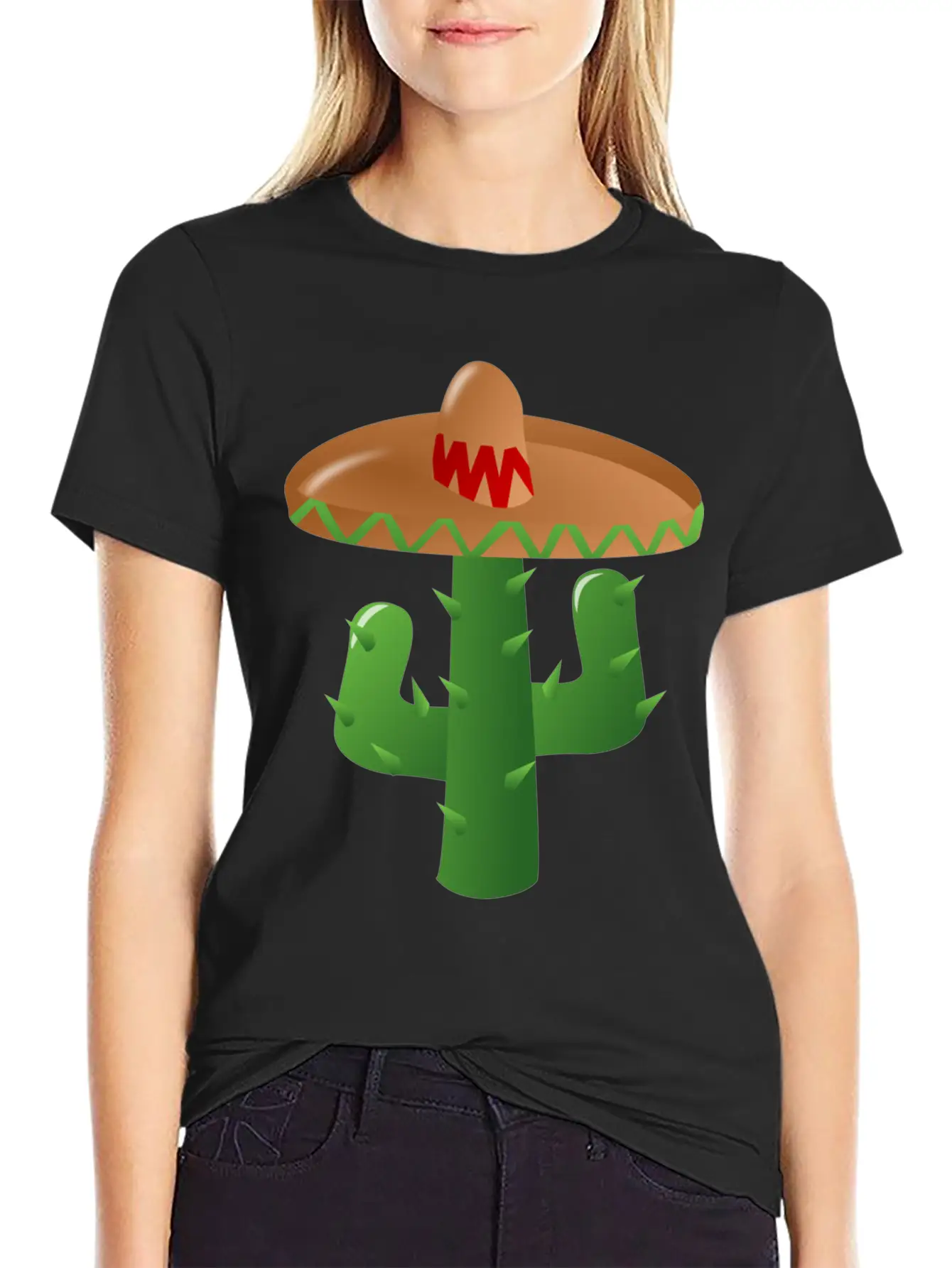 Cactus Mexican Essential Cotton Tee For Daily Outfits ¨C Unisex Style