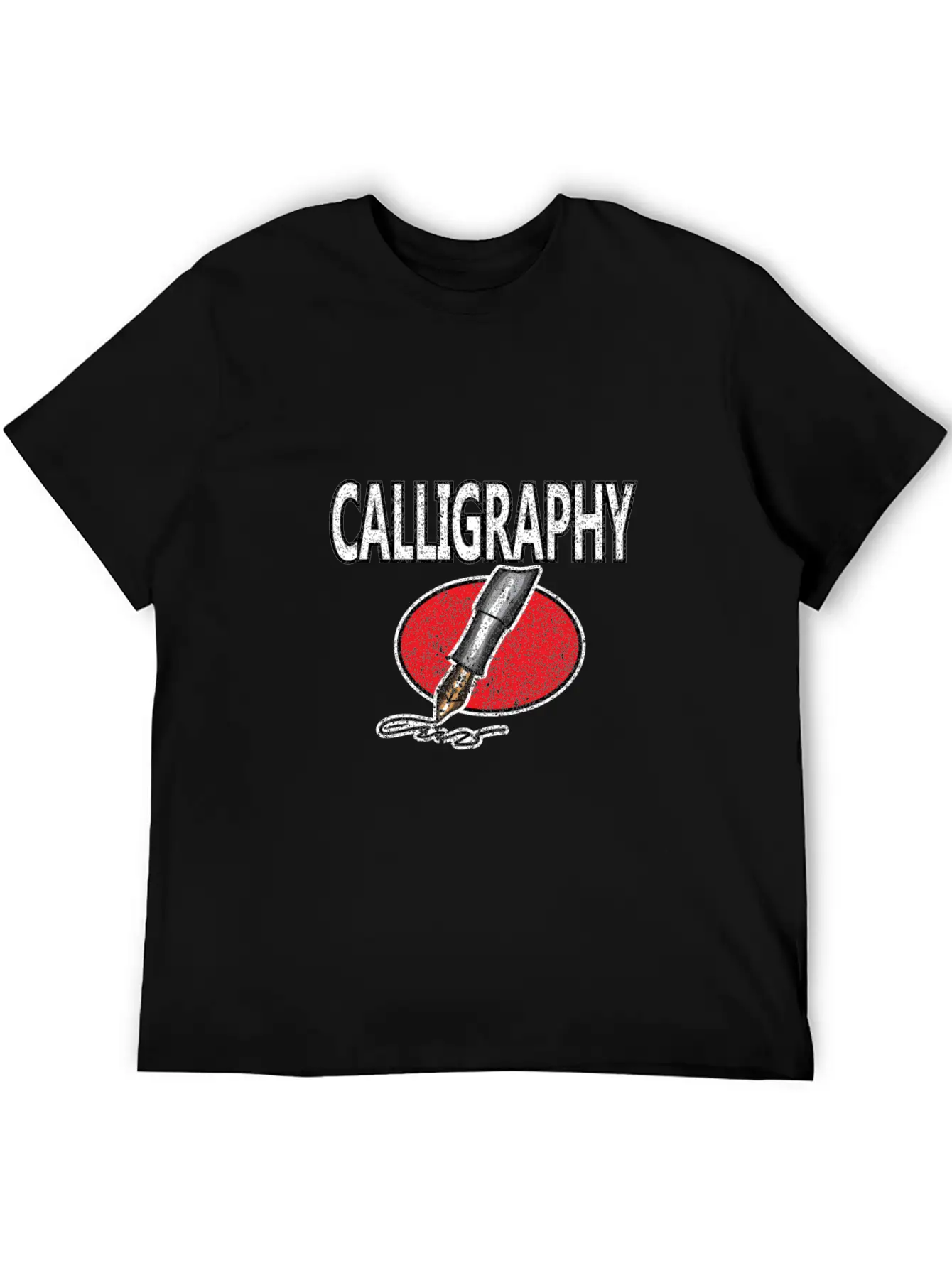 Calligraphy Writing Soft Cotton Short Sleeve Tee ¨C Unisex Wardrobe Staple