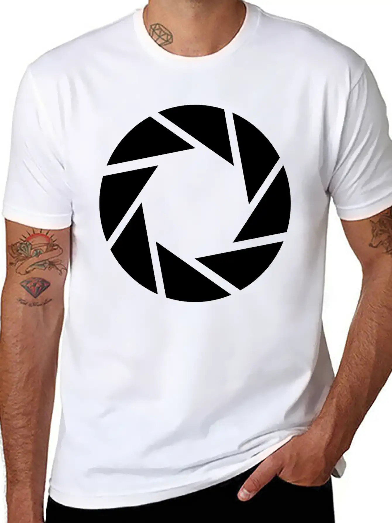 Camera Basic Graphic T-Shirt ¨C Daily Comfort In Soft Cotton