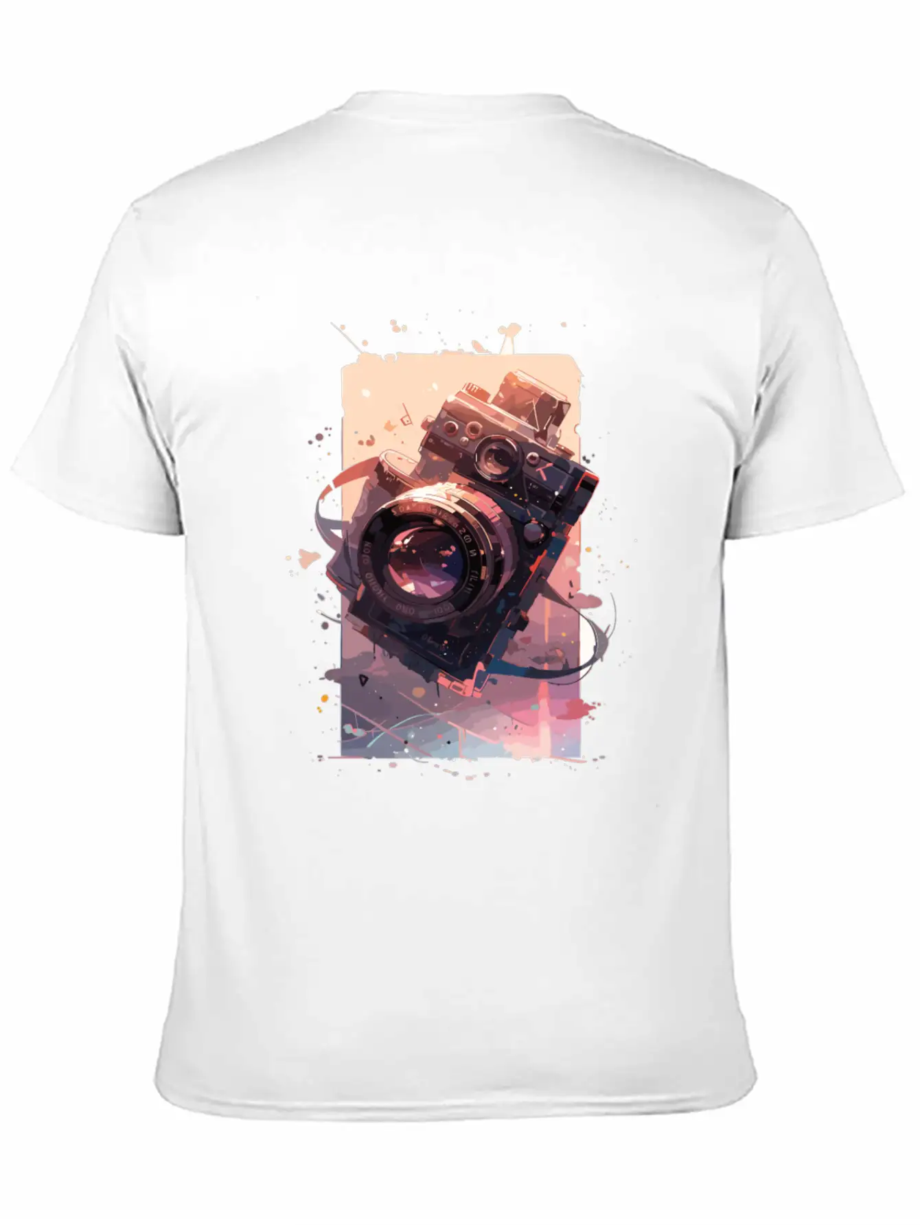 Camera Retro Camera Cameras Analog Basic Graphic T-Shirt ¨C Daily Comfort In Soft Cotton