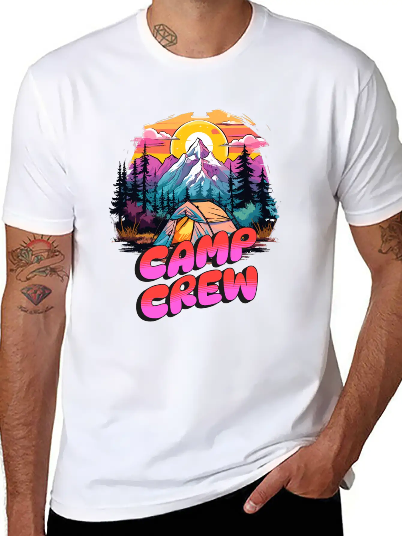 Camping, Camp Love, Camp, Camp Crew Camp Vibes, Ca Soft Cotton Short Sleeve Tee ¨C Unisex Wardrobe Staple