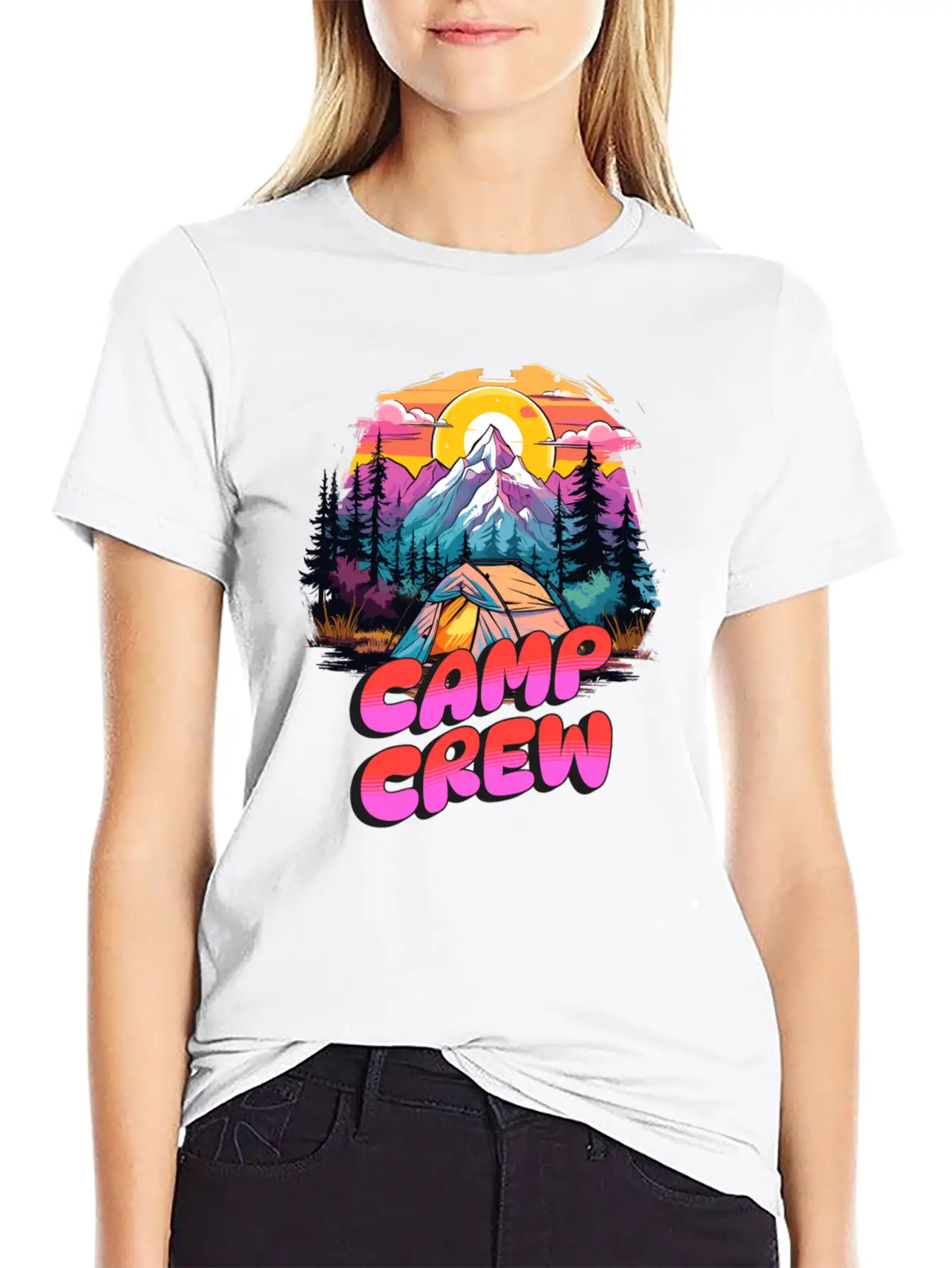 Camping, Camp Love, Camp, Camp Crew Camp Vibes, Ca Soft Cotton Short Sleeve Tee ¨C Unisex Wardrobe Staple