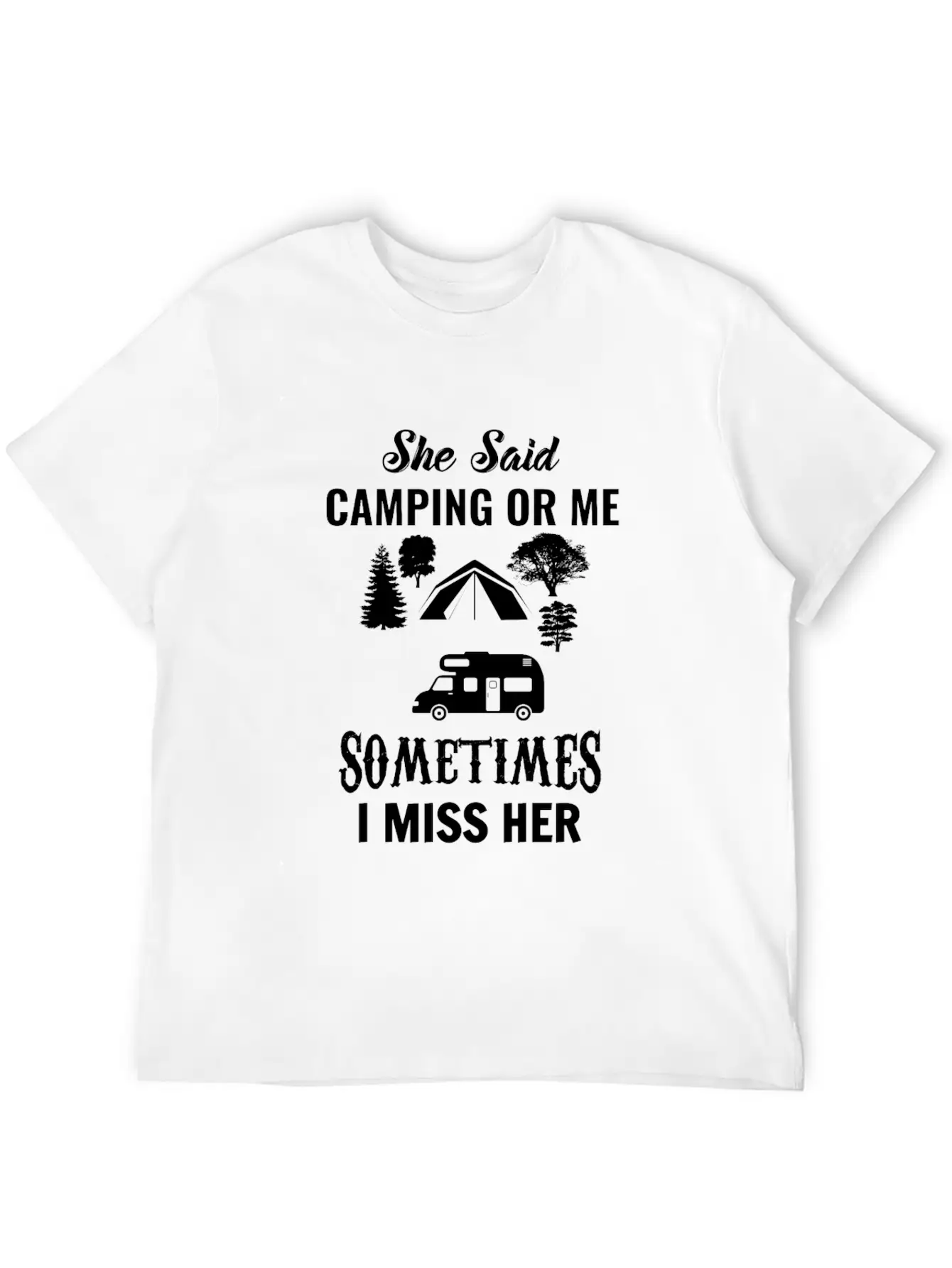 Camping Essential Cotton Tee For Daily Outfits ¨C Unisex Style