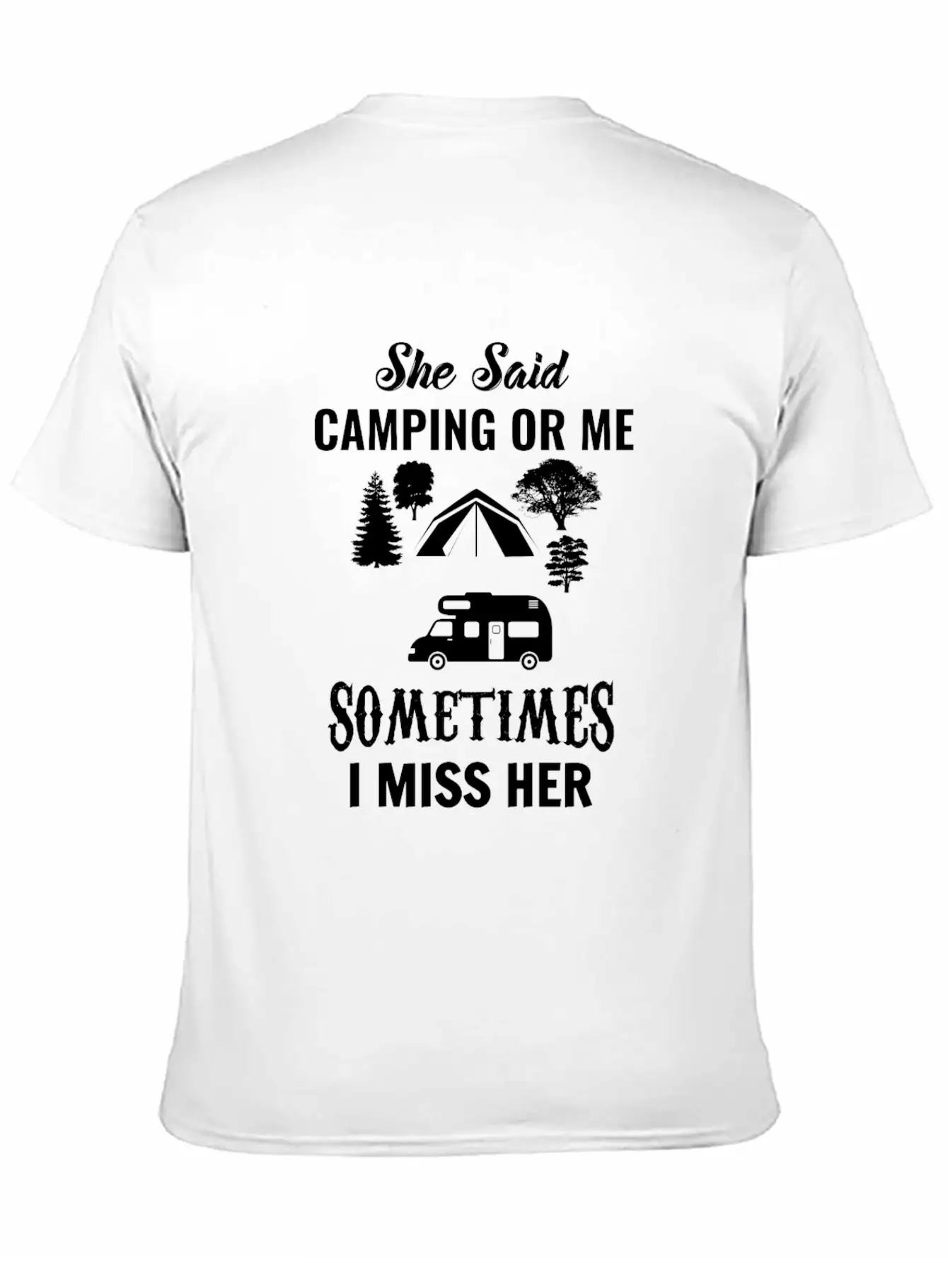 Camping Essential Cotton Tee For Daily Outfits ¨C Unisex Style