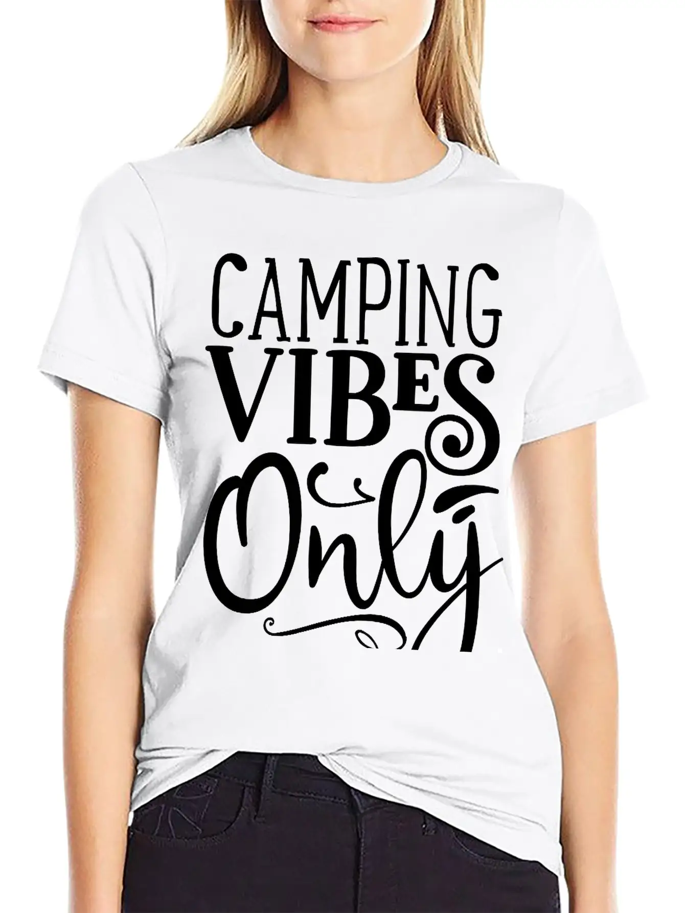 Camping Vibes Only Soft Cotton Short Sleeve Tee ¨C Unisex Wardrobe Staple