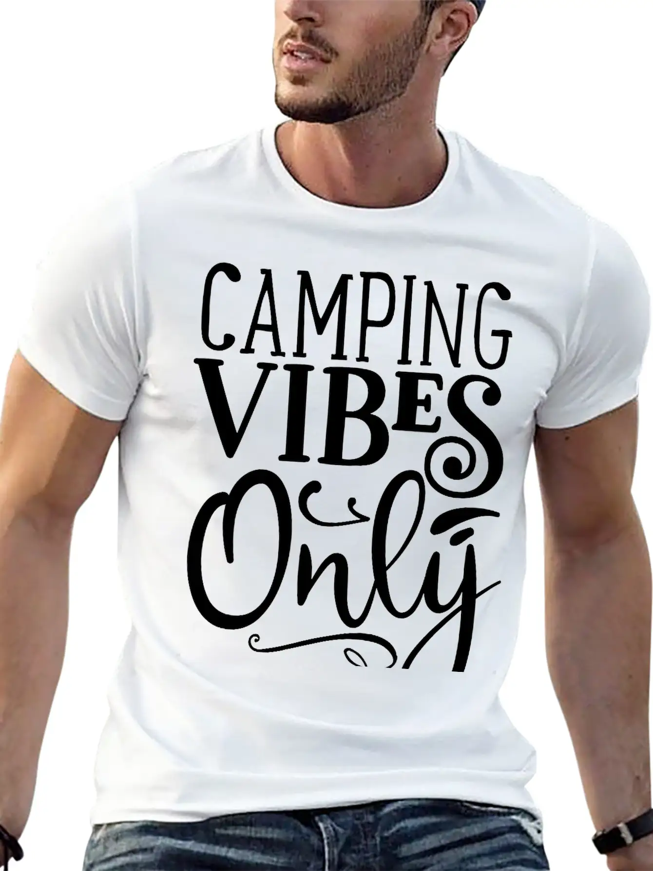 Camping Vibes Only Soft Cotton Short Sleeve Tee ¨C Unisex Wardrobe Staple