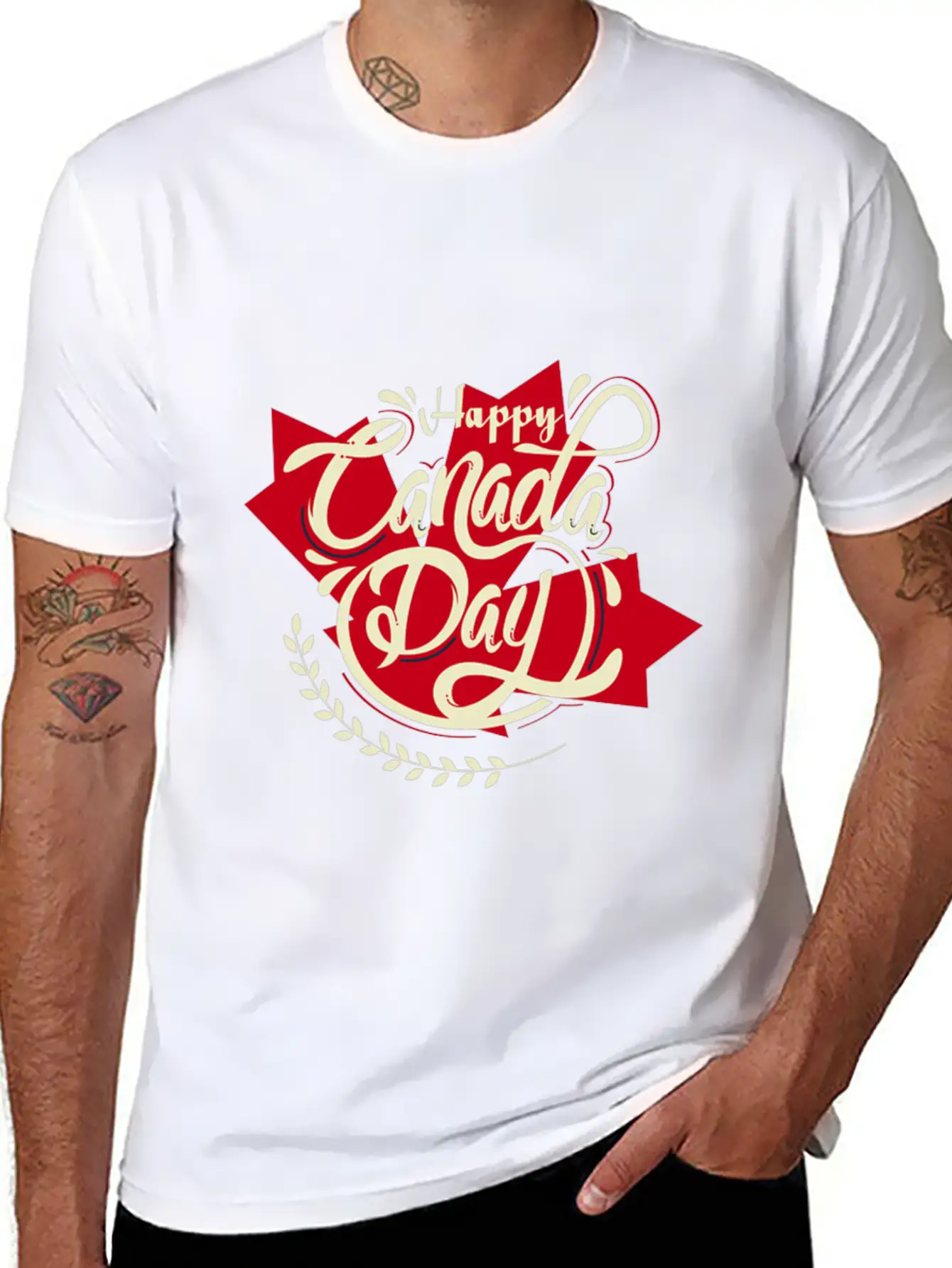 Canada Day Canada Day T Shirt Basic Graphic T-Shirt ¨C Daily Comfort In Soft Cotton