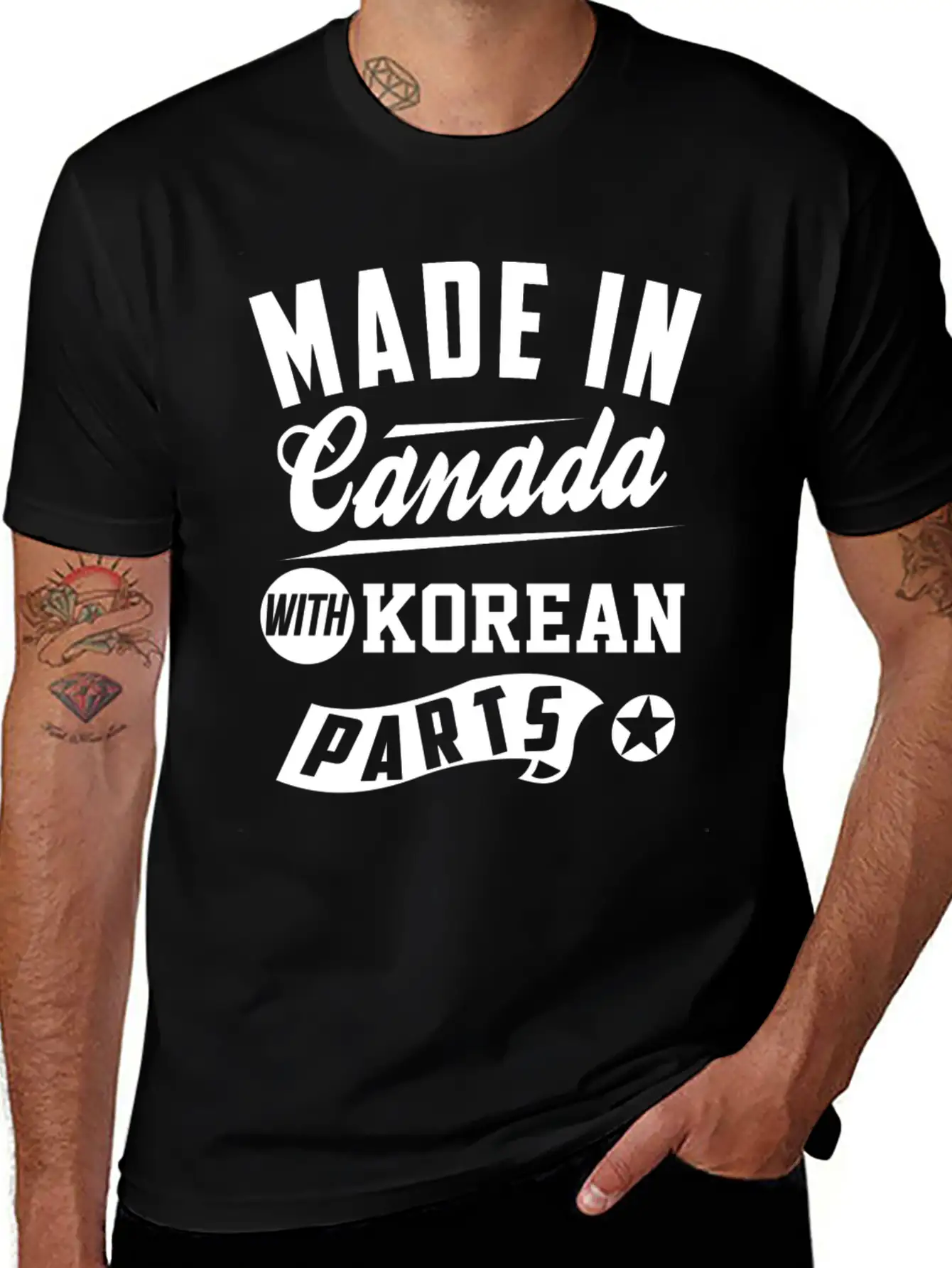 Canadian Korean Soft Cotton Short Sleeve Tee ¨C Unisex Wardrobe Staple