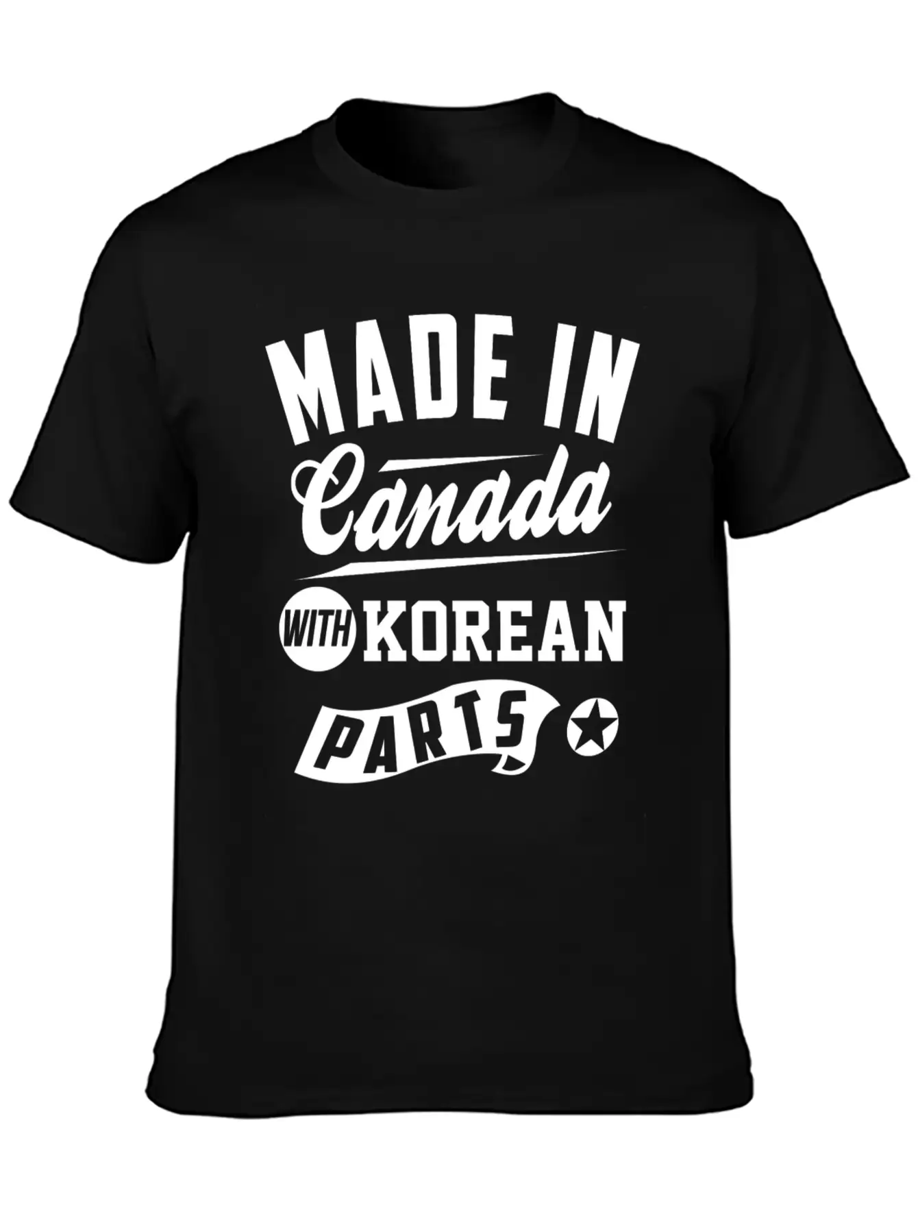 Canadian Korean Soft Cotton Short Sleeve Tee ¨C Unisex Wardrobe Staple