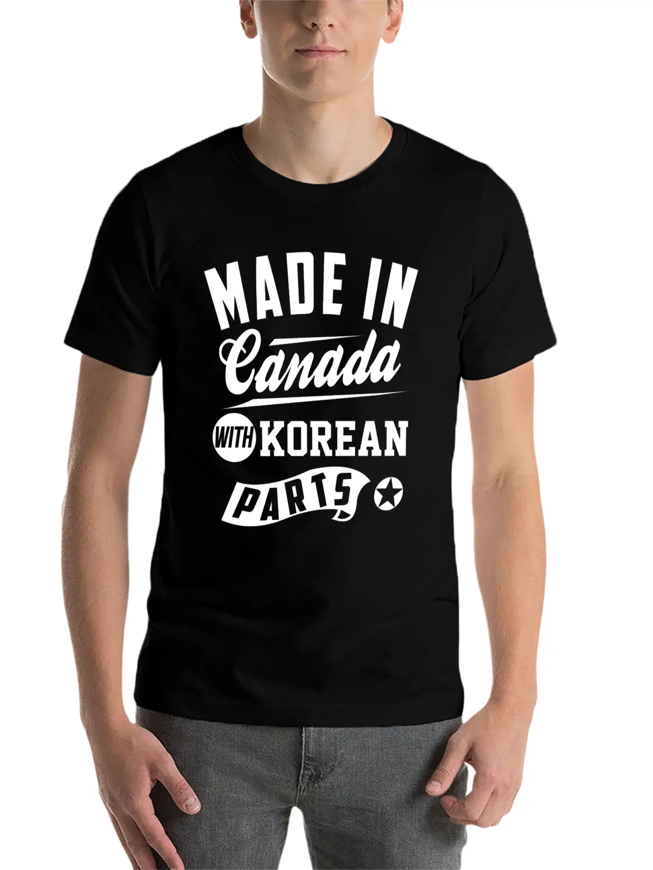 Canadian Korean Soft Cotton Short Sleeve Tee ¨C Unisex Wardrobe Staple