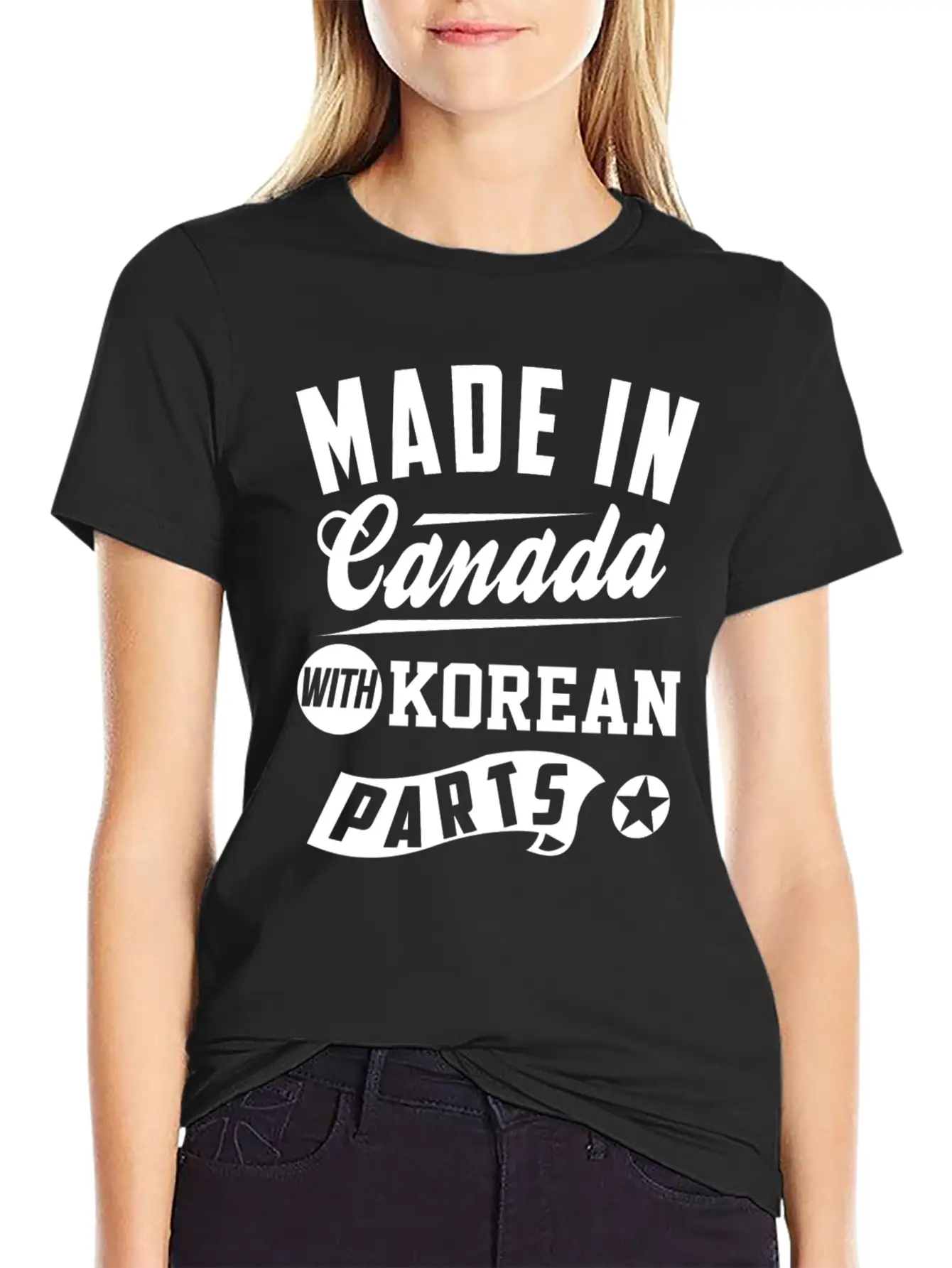 Canadian Korean Soft Cotton Short Sleeve Tee ¨C Unisex Wardrobe Staple