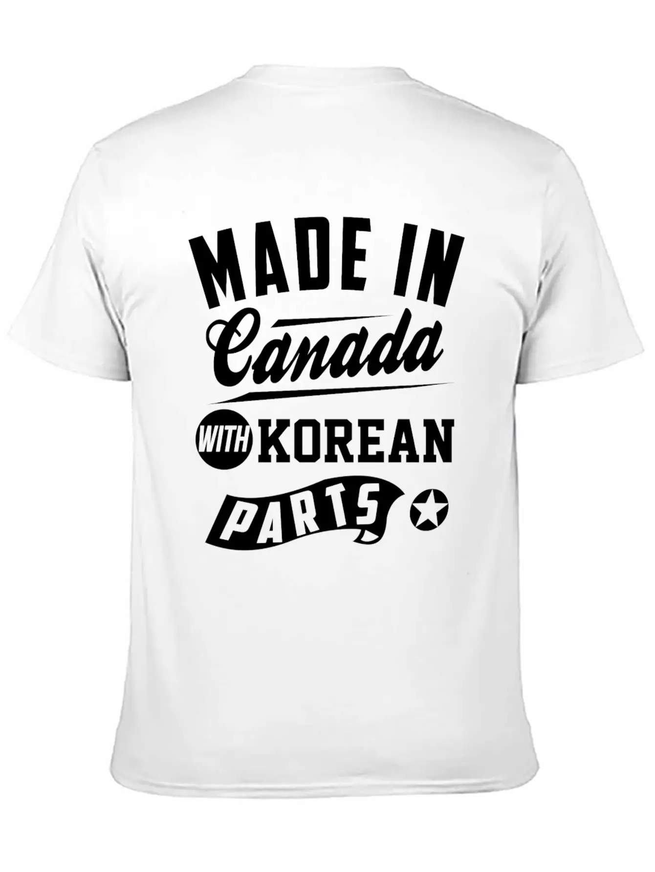 Canadian Korean Soft Cotton Short Sleeve Tee ¨C Unisex Wardrobe Staple