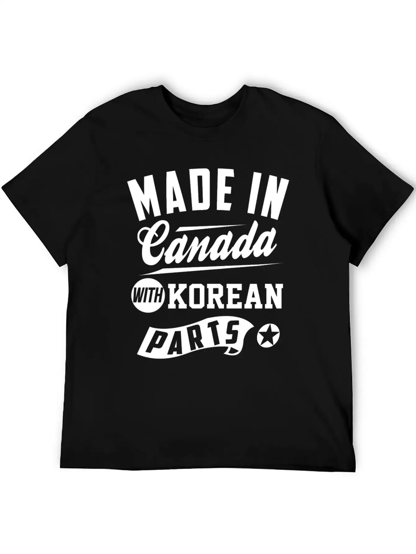 Canadian Korean Soft Cotton Short Sleeve Tee ¨C Unisex Wardrobe Staple