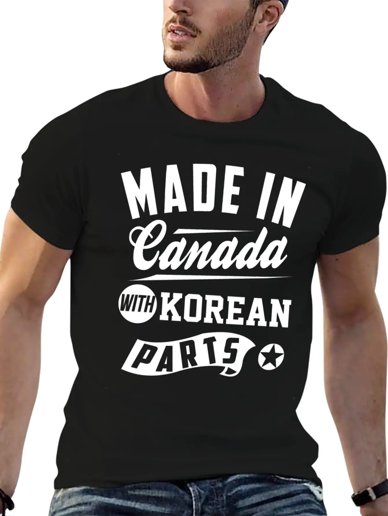 Canadian Korean Soft Cotton Short Sleeve Tee ¨C Unisex Wardrobe Staple