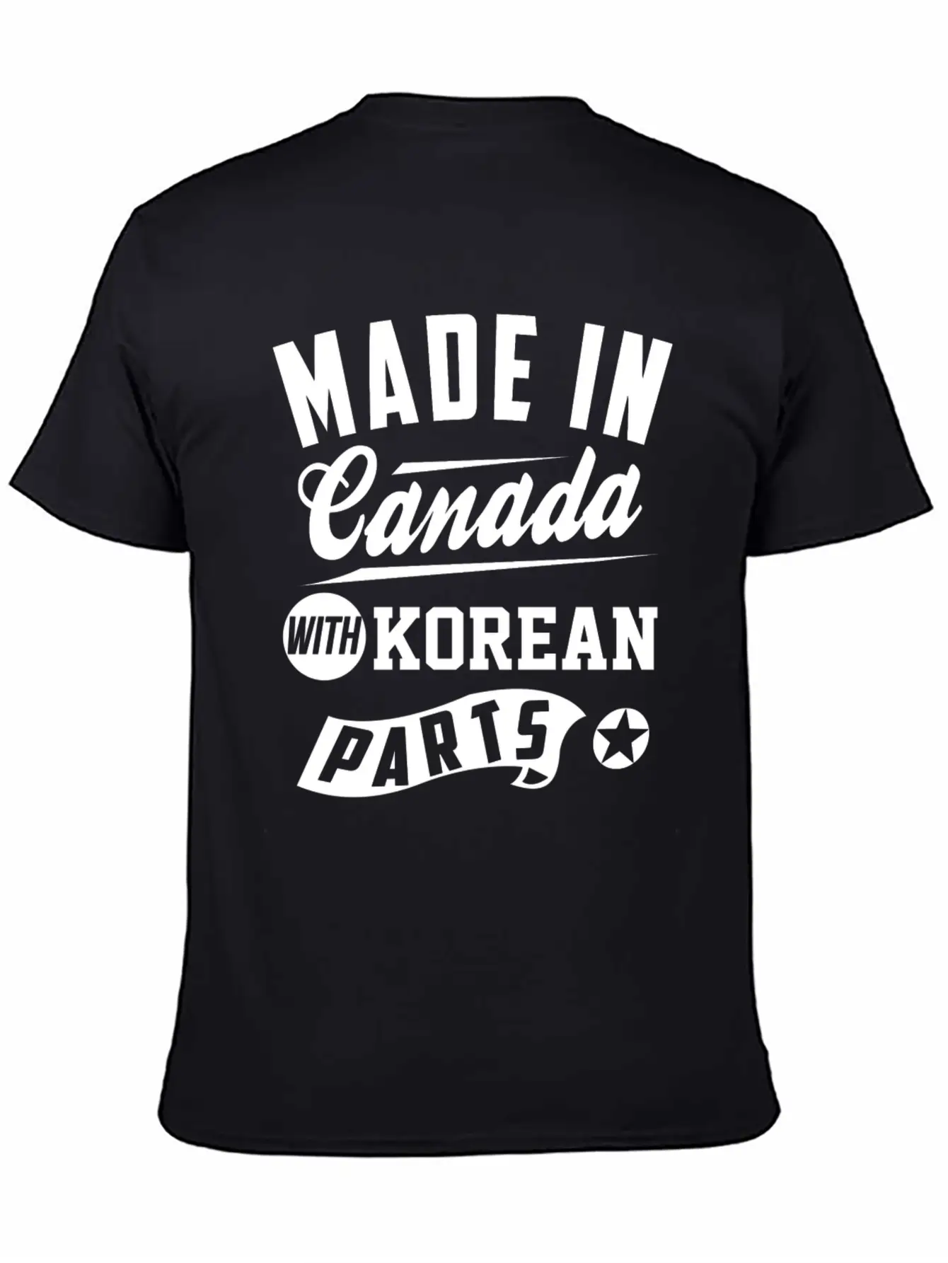 Canadian Korean Soft Cotton Short Sleeve Tee ¨C Unisex Wardrobe Staple