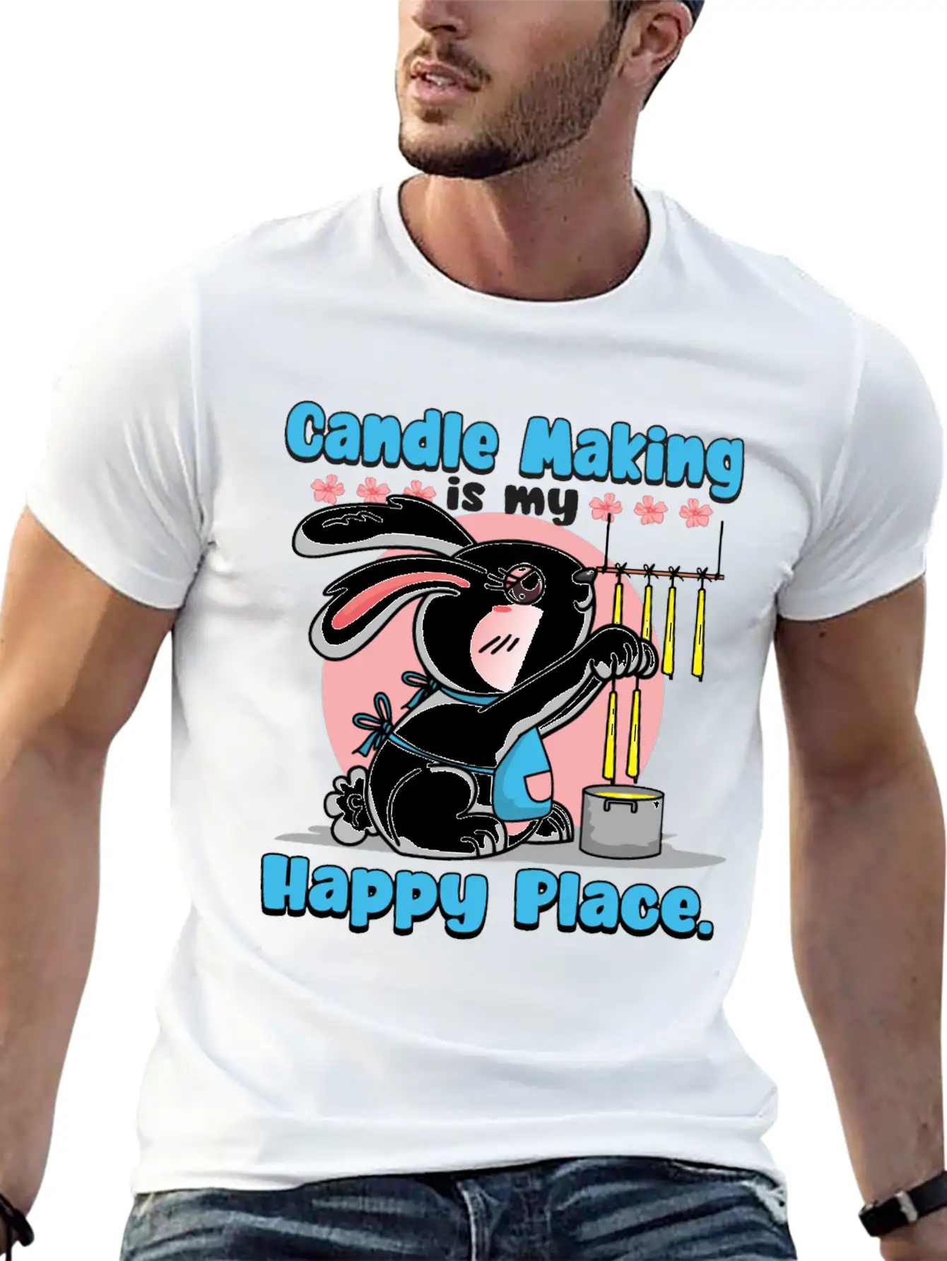 Candle Making Is My Happy Place. Soft Cotton Short Sleeve Tee ¨C Unisex Wardrobe Staple