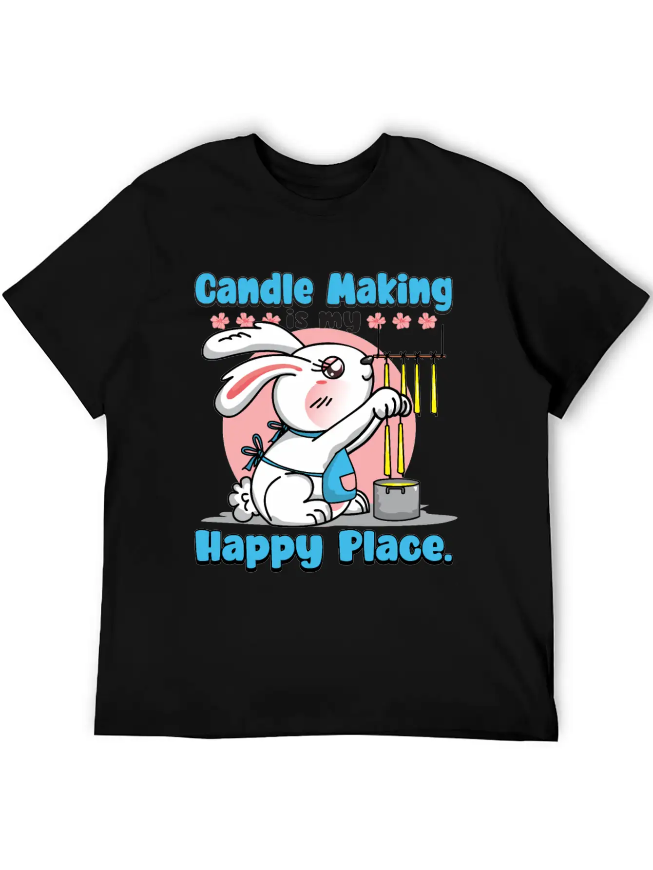 Candle Making Is My Happy Place. Soft Cotton Short Sleeve Tee ¨C Unisex Wardrobe Staple