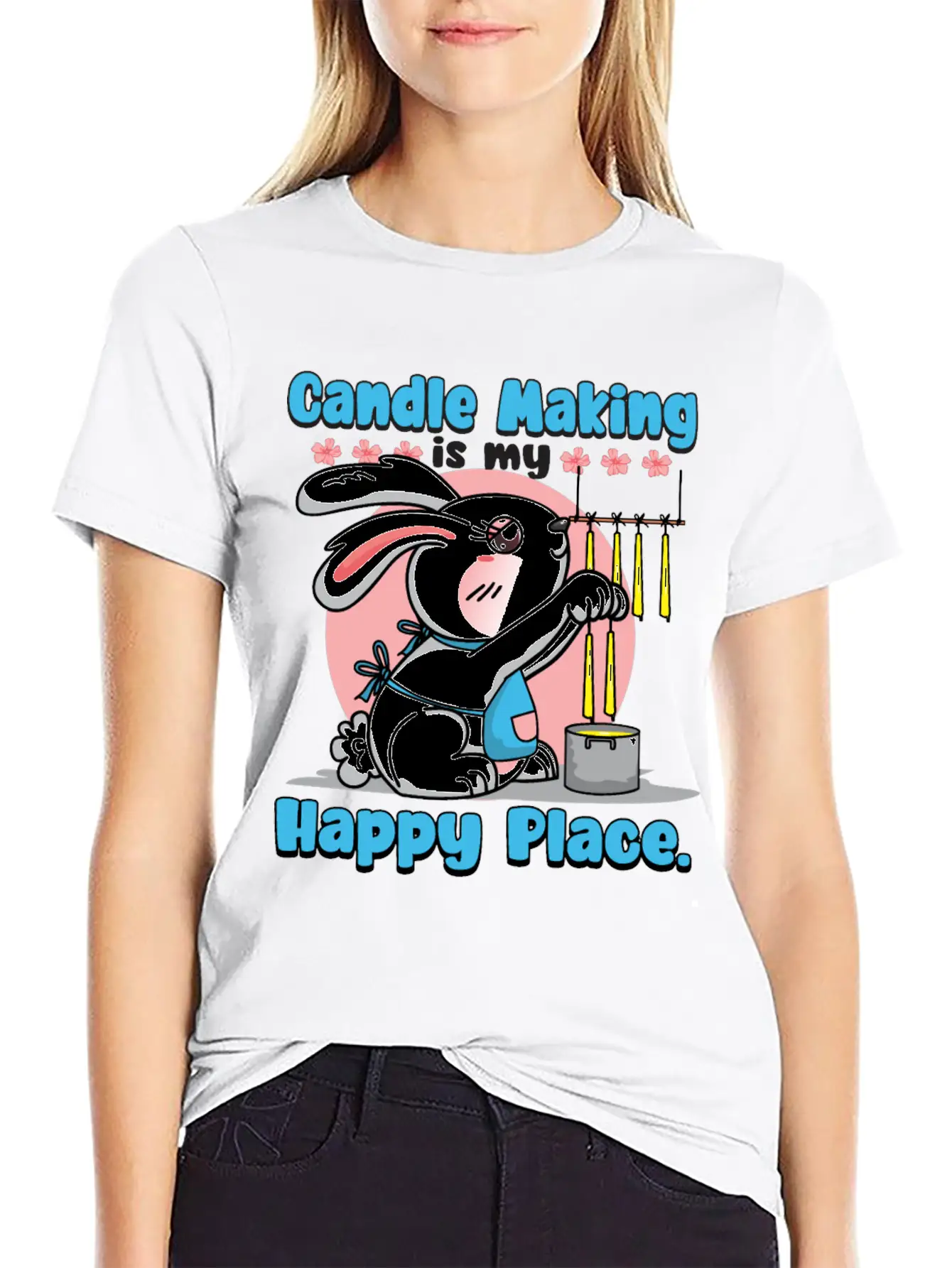 Candle Making Is My Happy Place. Soft Cotton Short Sleeve Tee ¨C Unisex Wardrobe Staple