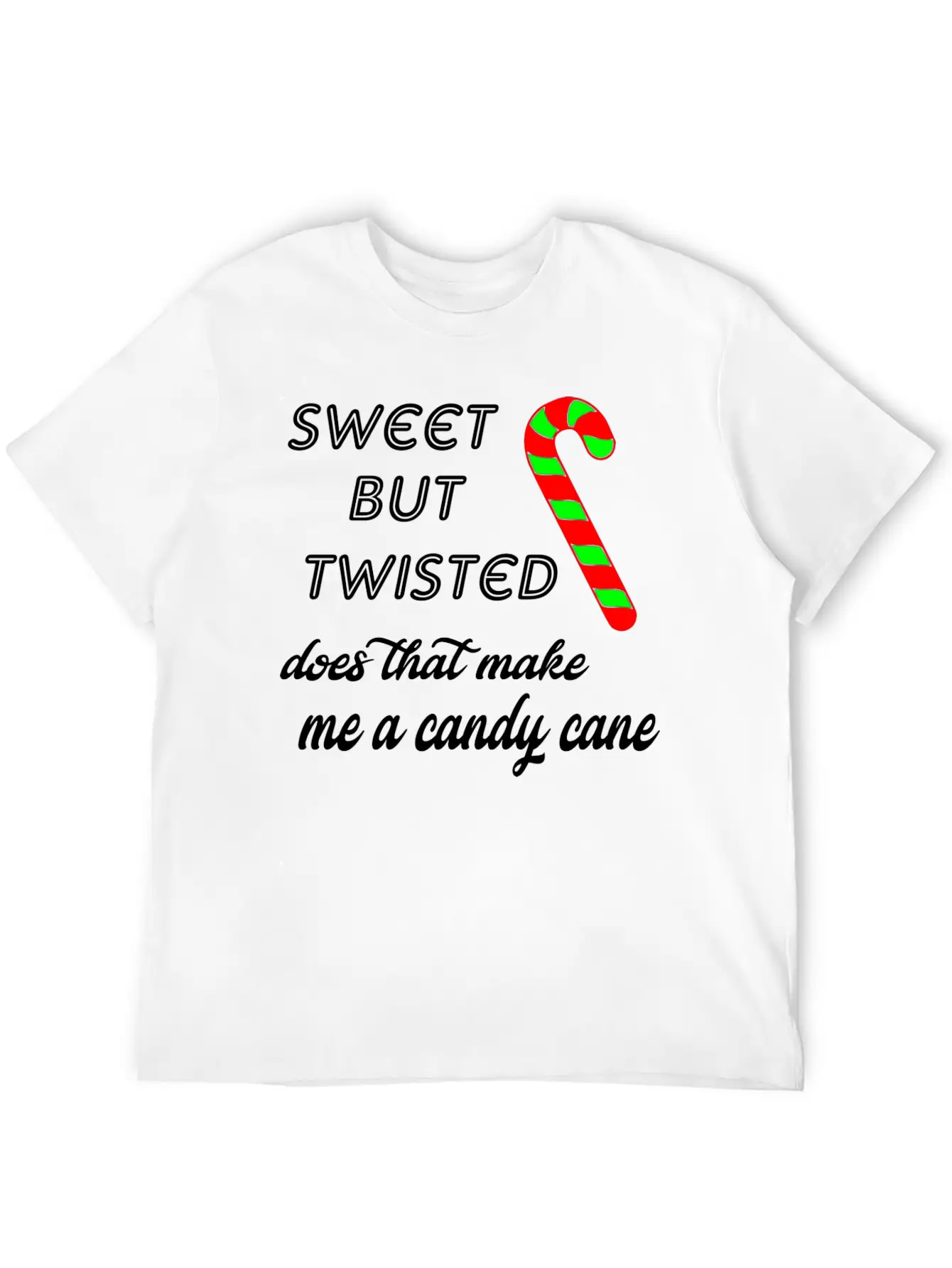 Candy Cane Soft Cotton Short Sleeve Tee ¨C Unisex Wardrobe Staple