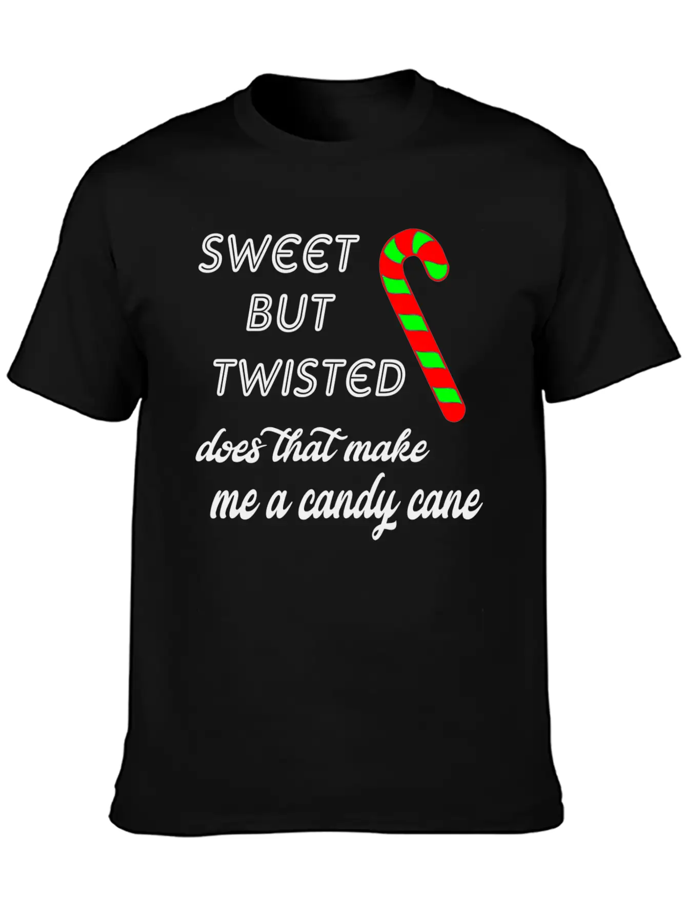 Candy Cane Soft Cotton Short Sleeve Tee ¨C Unisex Wardrobe Staple