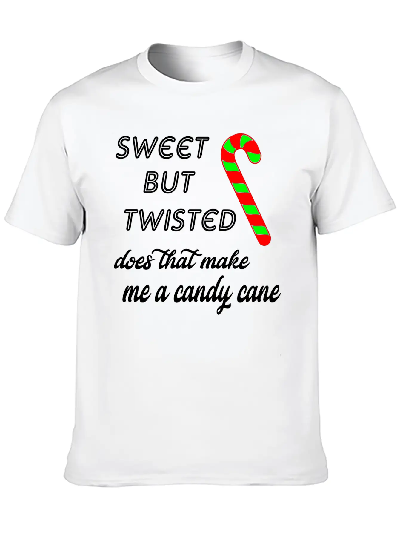 Candy Cane Soft Cotton Short Sleeve Tee ¨C Unisex Wardrobe Staple