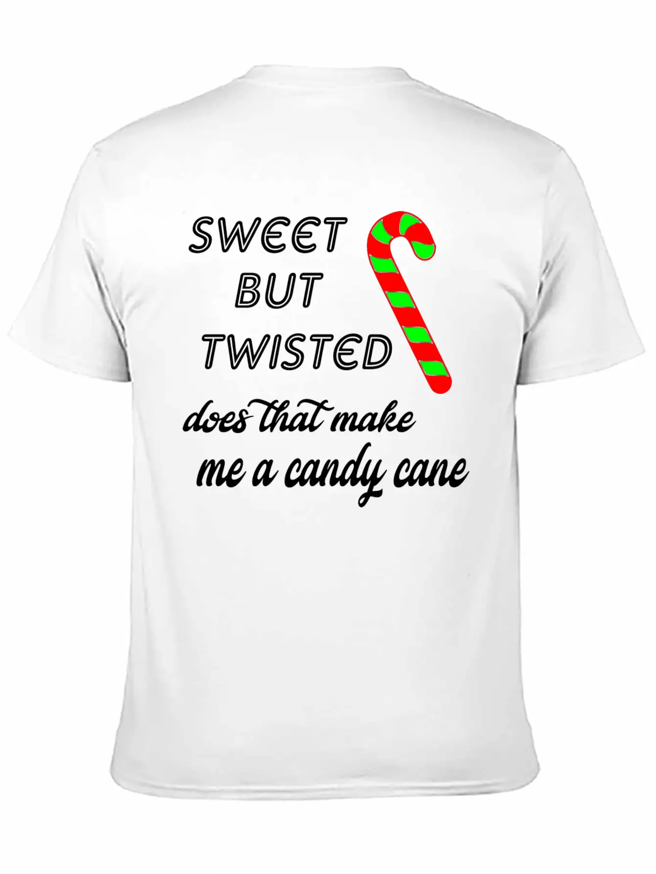 Candy Cane Soft Cotton Short Sleeve Tee ¨C Unisex Wardrobe Staple