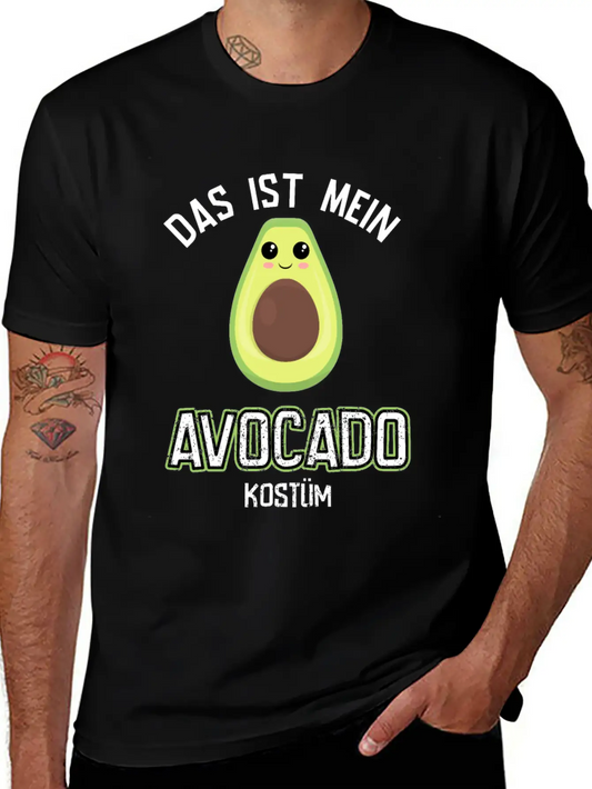 Carnival Costume Avocado Essential Cotton Tee For Daily Outfits ¨C Unisex Style