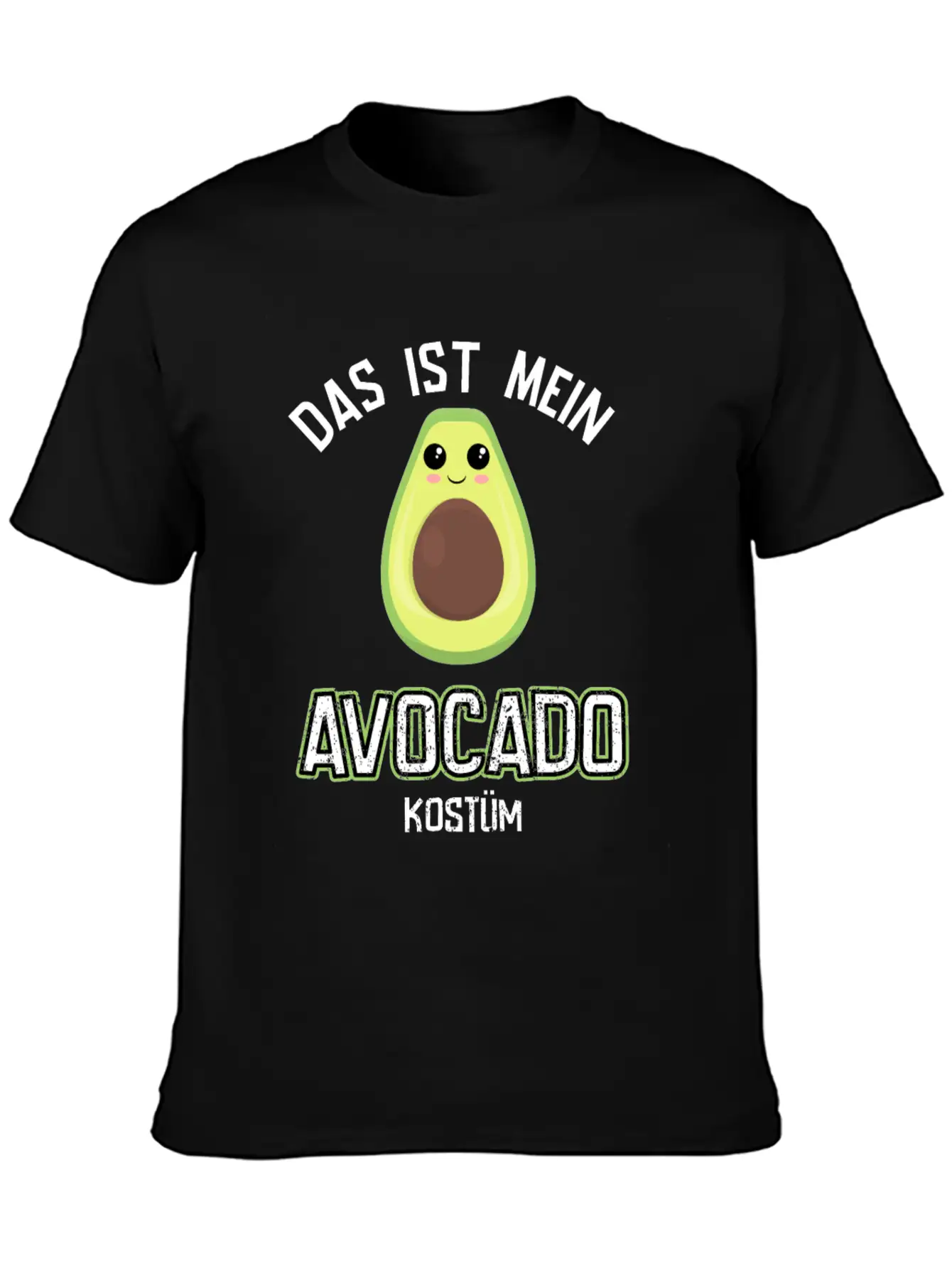 Carnival Costume Avocado Essential Cotton Tee For Daily Outfits ¨C Unisex Style