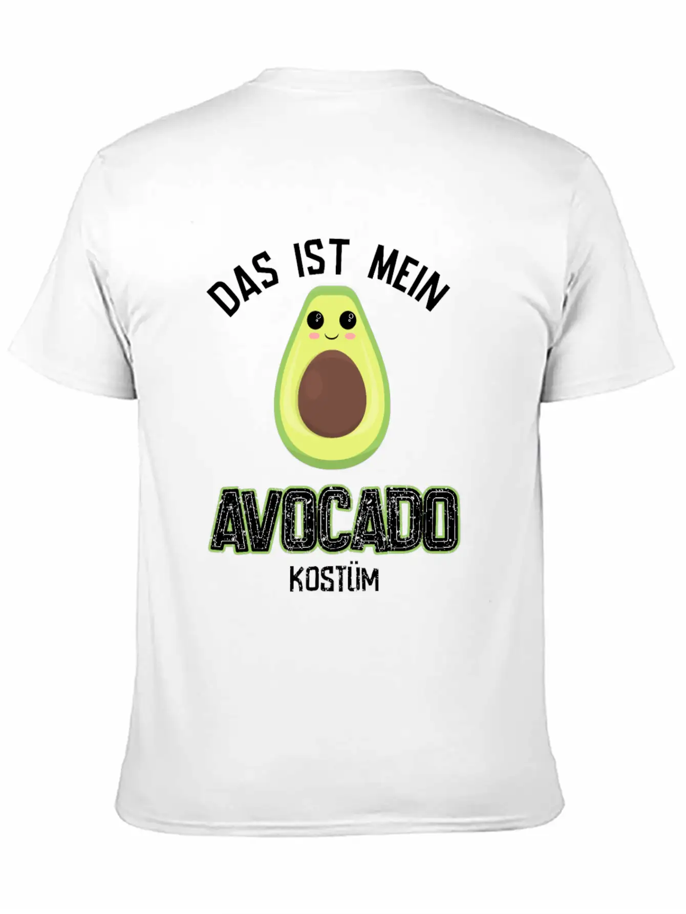 Carnival Costume Avocado Essential Cotton Tee For Daily Outfits ¨C Unisex Style