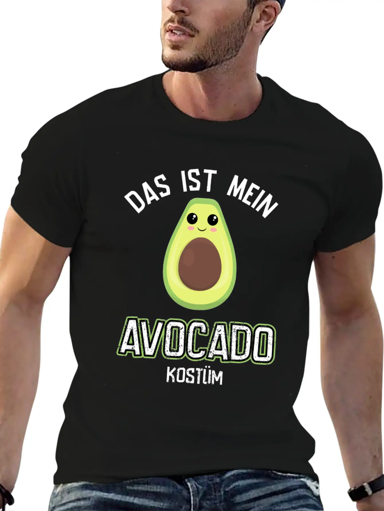 Carnival Costume Avocado Essential Cotton Tee For Daily Outfits ¨C Unisex Style