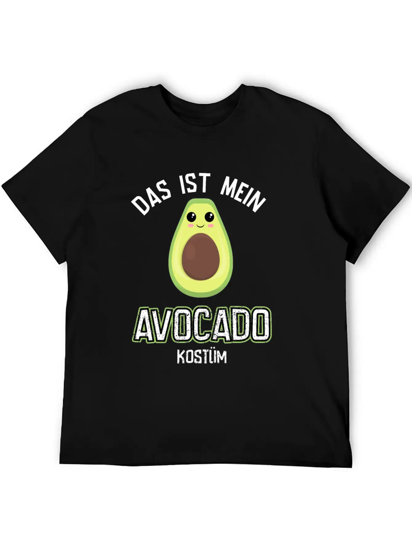 Carnival Costume Avocado Essential Cotton Tee For Daily Outfits ¨C Unisex Style