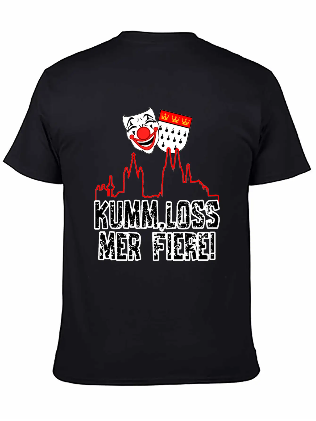 Carnival Costume K?lle Alaaf Cologne Loss Fiere Essential Cotton Tee For Daily Outfits ¨C Unisex Style