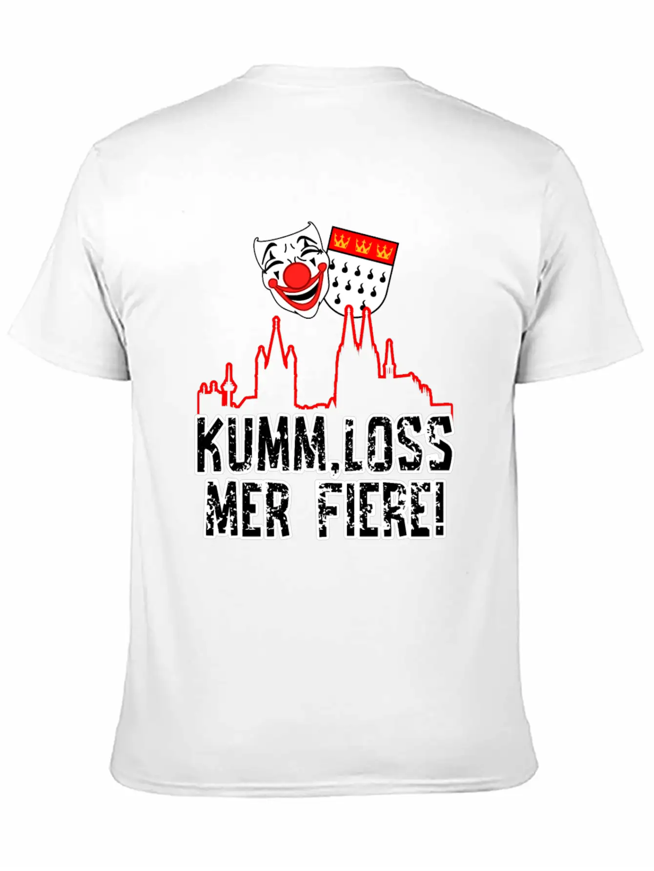 Carnival Costume K?lle Alaaf Cologne Loss Fiere Essential Cotton Tee For Daily Outfits ¨C Unisex Style