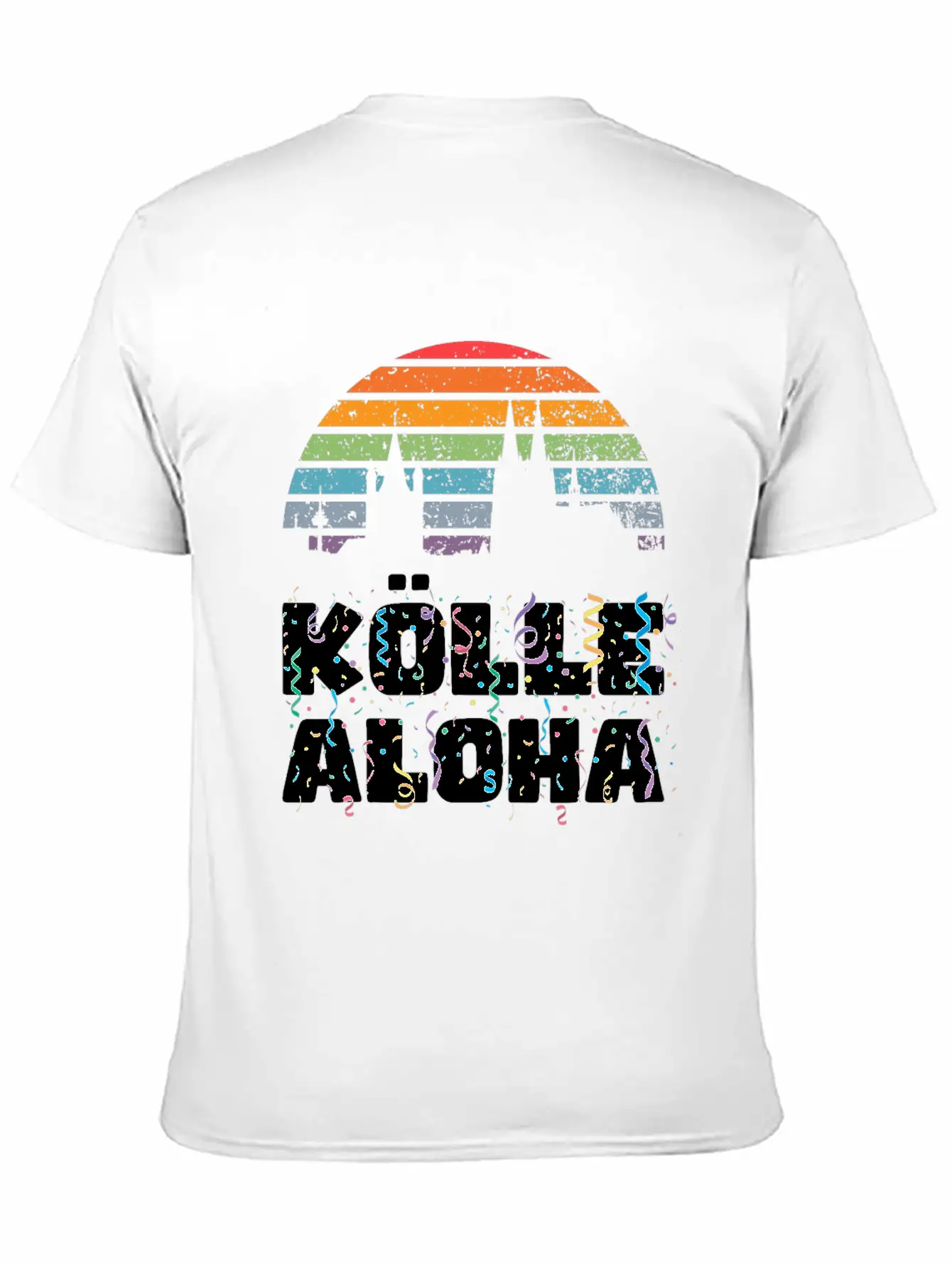 Carnival Costume Koelle Alaaf Heart Coat Of Arms Essential Cotton Tee For Daily Outfits ¨C Unisex Style