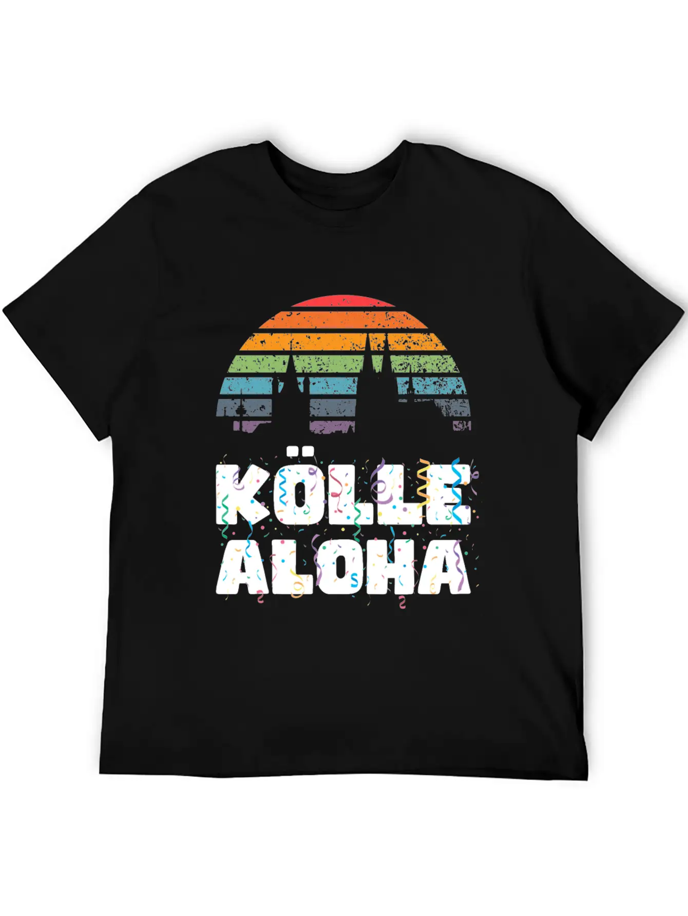 Carnival Costume Koelle Alaaf Heart Coat Of Arms Essential Cotton Tee For Daily Outfits ¨C Unisex Style