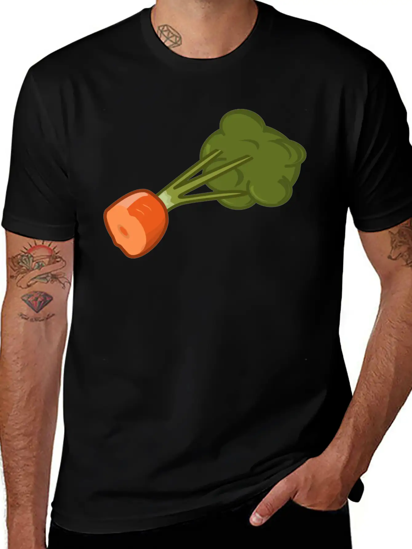 Carrot Beet Beetroot Bed Root Vegetable Gift Soft Cotton Short Sleeve Tee ¨C Unisex Wardrobe Staple