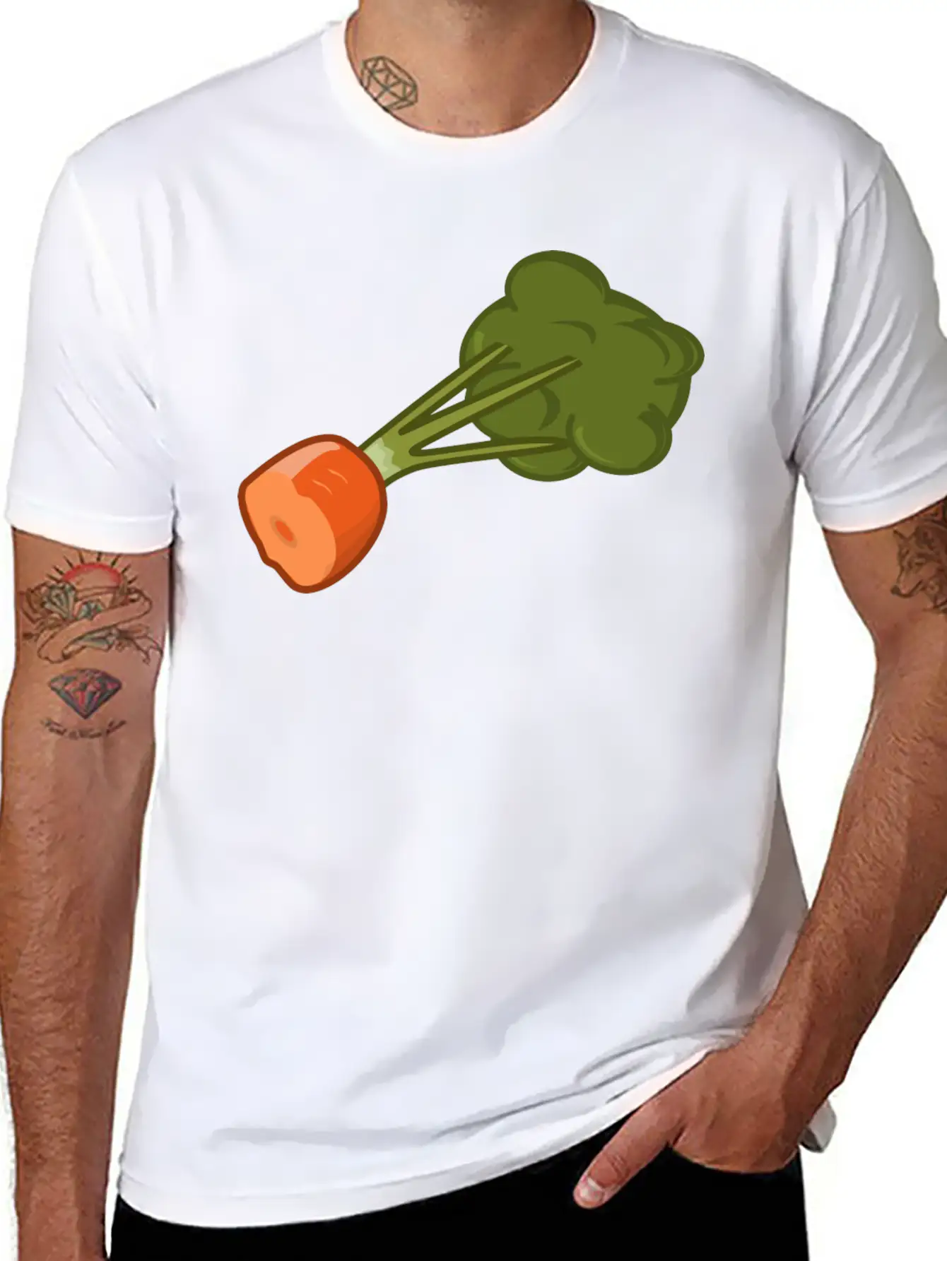 Carrot Beet Beetroot Bed Root Vegetable Gift Soft Cotton Short Sleeve Tee ¨C Unisex Wardrobe Staple