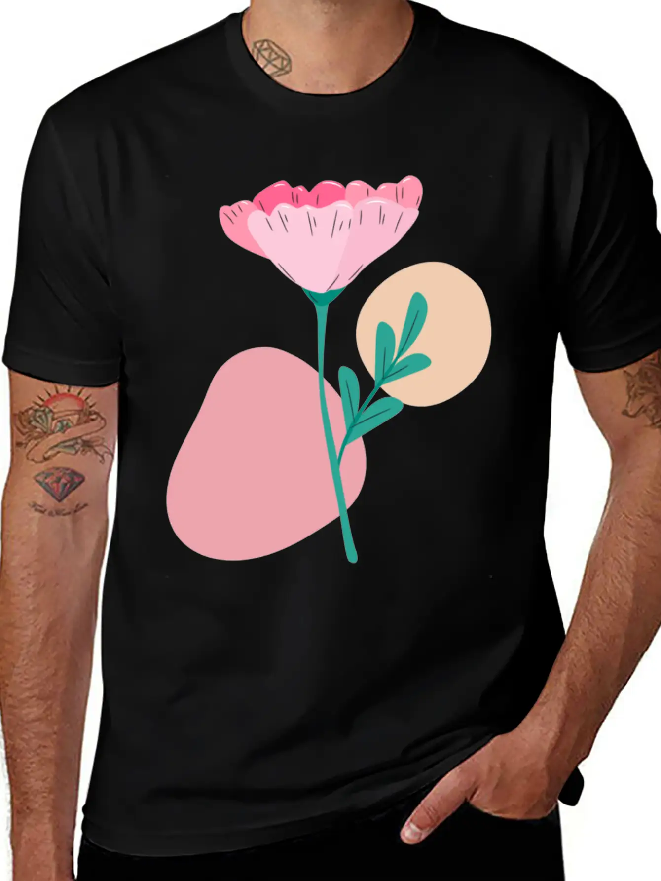 Cascade Of Daisies Soft Cotton Short Sleeve Tee ¨C Unisex Wardrobe Staple