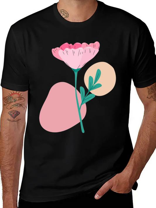 Cascade Of Daisies Soft Cotton Short Sleeve Tee ¨C Unisex Wardrobe Staple