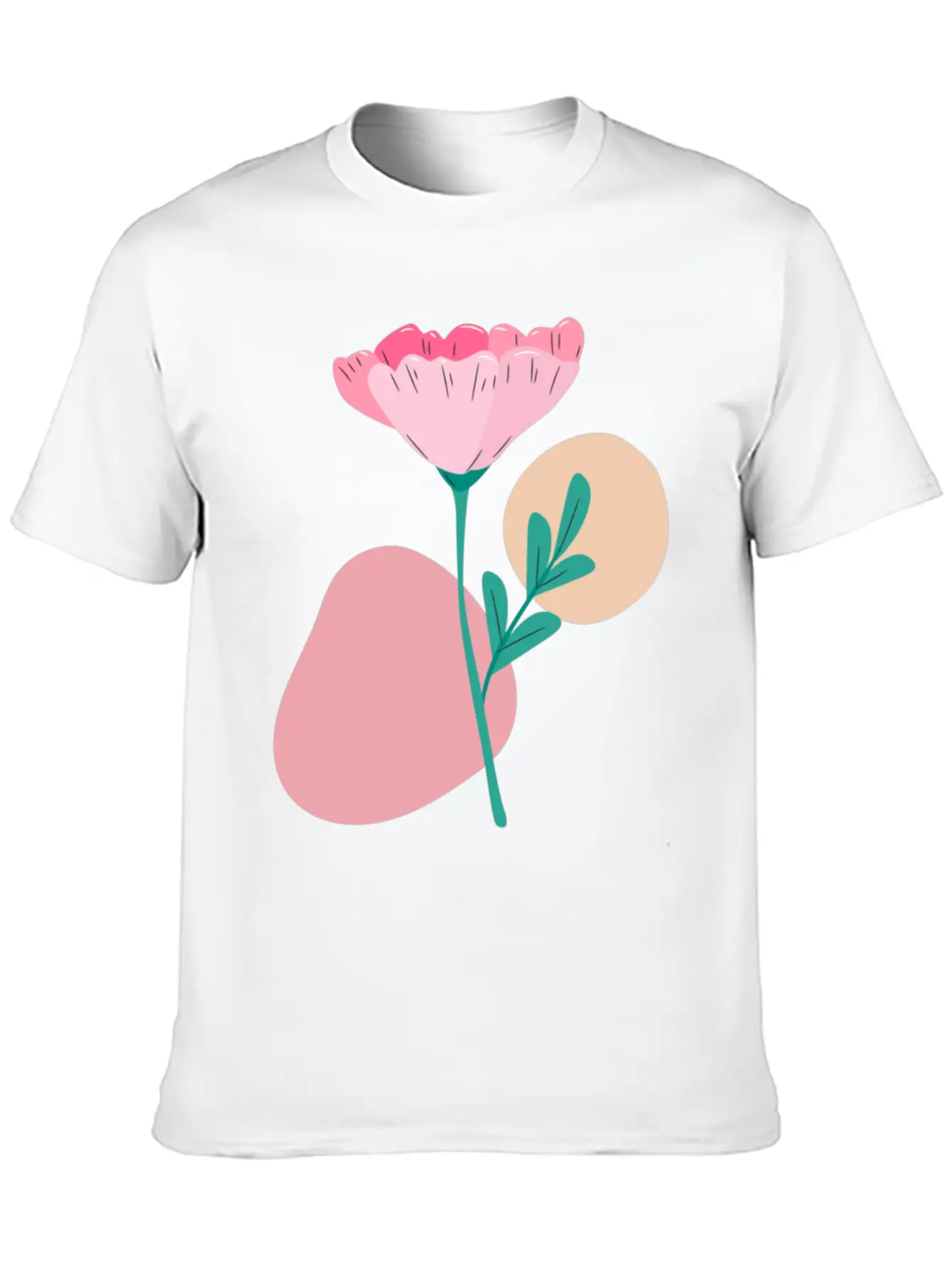 Cascade Of Daisies Soft Cotton Short Sleeve Tee ¨C Unisex Wardrobe Staple