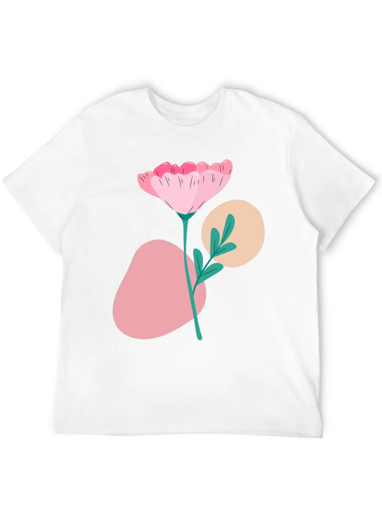 Cascade Of Daisies Soft Cotton Short Sleeve Tee ¨C Unisex Wardrobe Staple