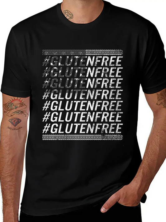 Celiac Disease Shirt, Hashtag Gluten Free, Celiac Basic Graphic T-Shirt ¨C Daily Comfort In Soft Cotton