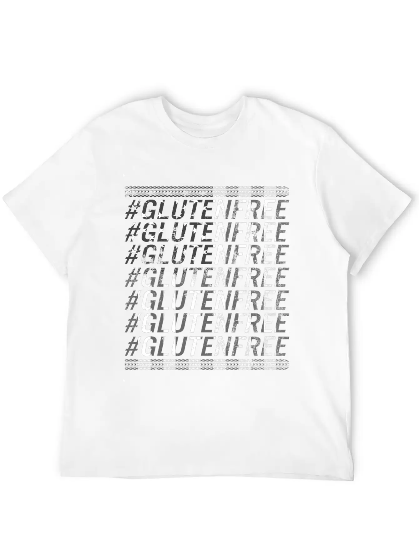 Celiac Disease Shirt, Hashtag Gluten Free, Celiac Basic Graphic T-Shirt ¨C Daily Comfort In Soft Cotton