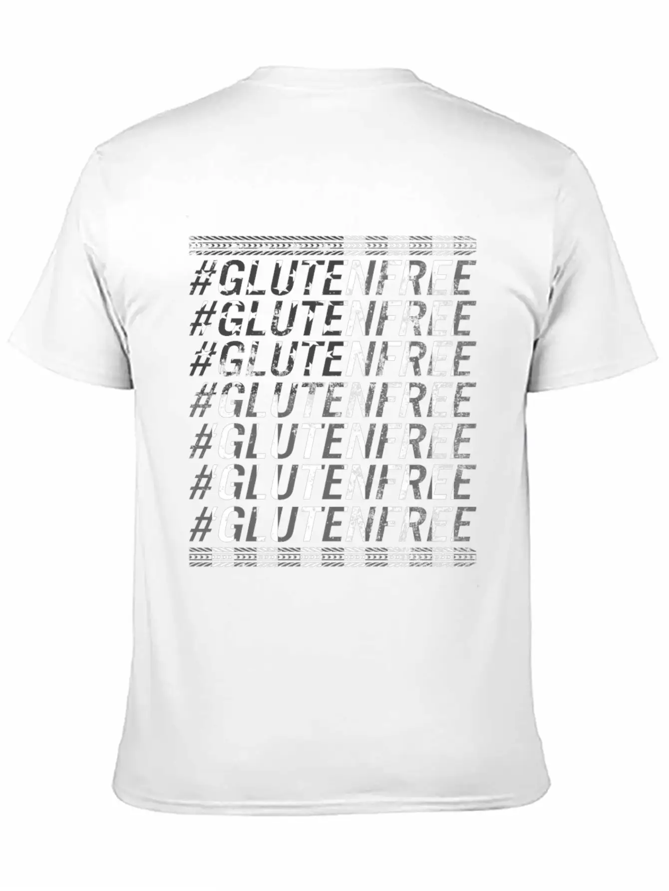 Celiac Disease Shirt, Hashtag Gluten Free, Celiac Basic Graphic T-Shirt ¨C Daily Comfort In Soft Cotton
