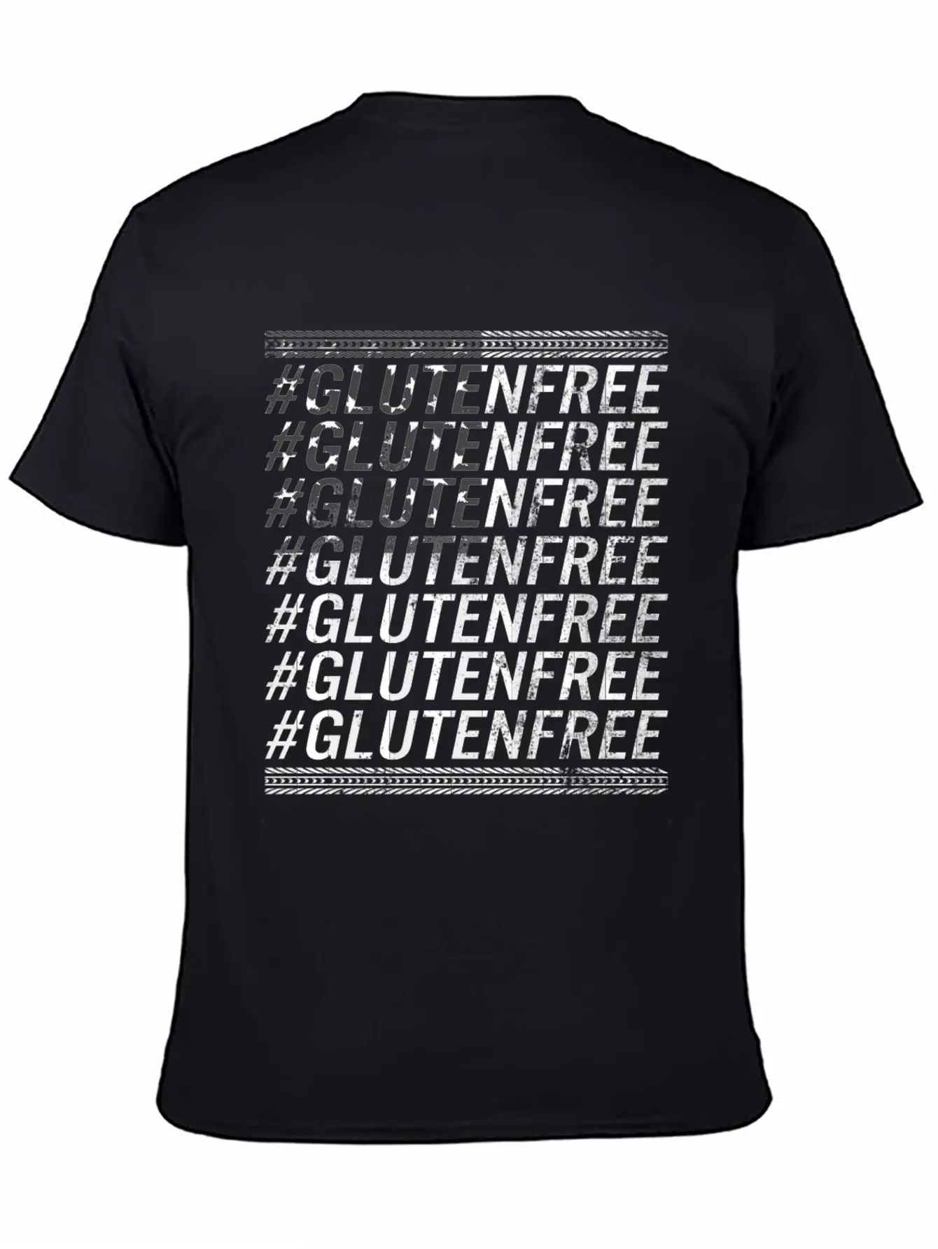 Celiac Disease Shirt, Hashtag Gluten Free, Celiac Basic Graphic T-Shirt ¨C Daily Comfort In Soft Cotton