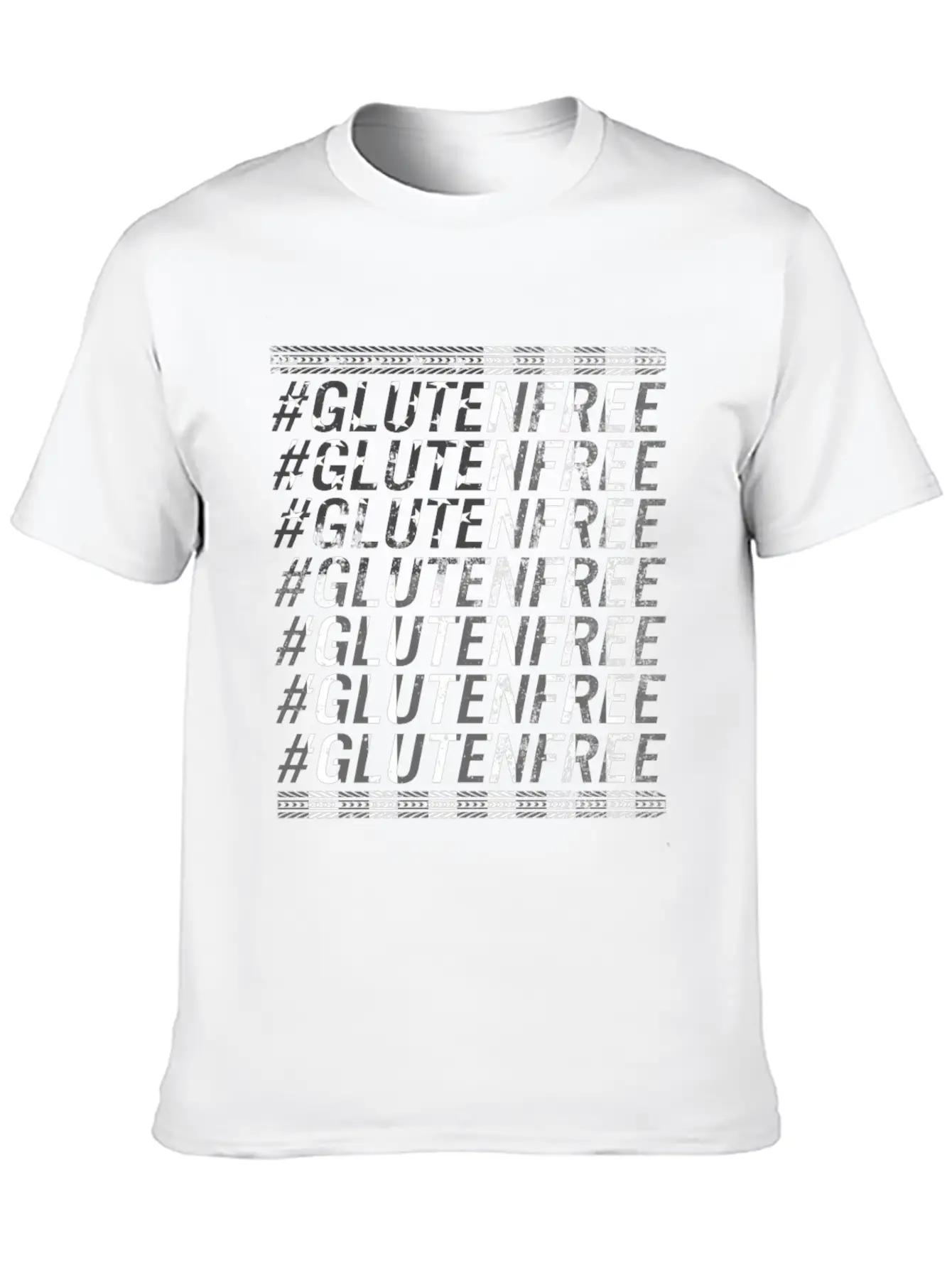 Celiac Disease Shirt, Hashtag Gluten Free, Celiac Basic Graphic T-Shirt ¨C Daily Comfort In Soft Cotton