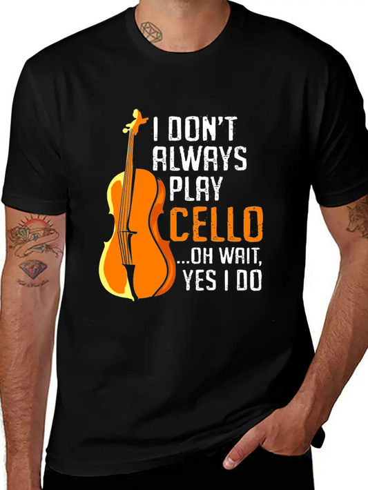 Cello Double Bass Music Teacher Symphony Violin Basic Graphic T-Shirt ¨C Daily Comfort In Soft Cotton