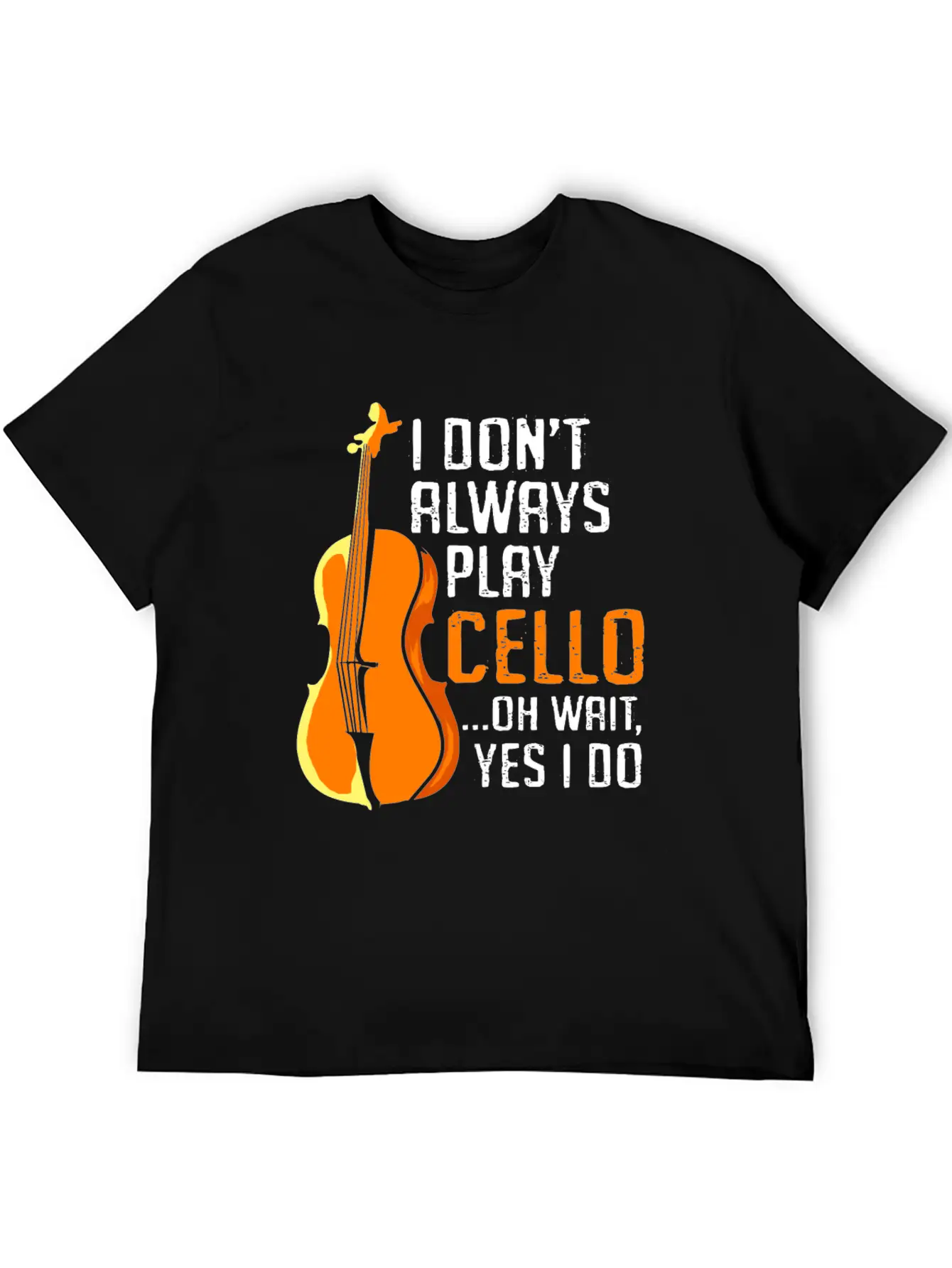 Cello Double Bass Music Teacher Symphony Violin Basic Graphic T-Shirt ¨C Daily Comfort In Soft Cotton