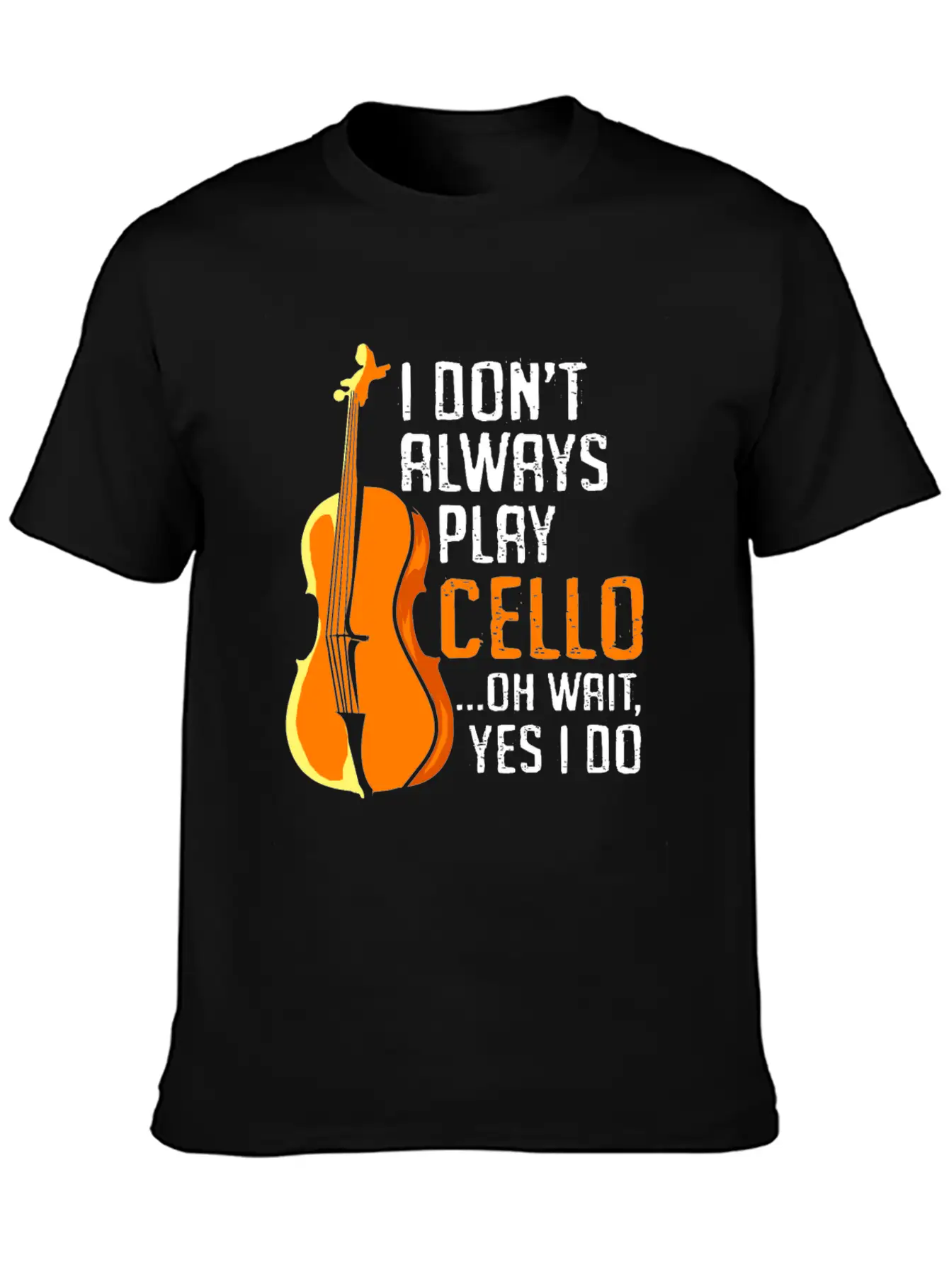 Cello Double Bass Music Teacher Symphony Violin Basic Graphic T-Shirt ¨C Daily Comfort In Soft Cotton